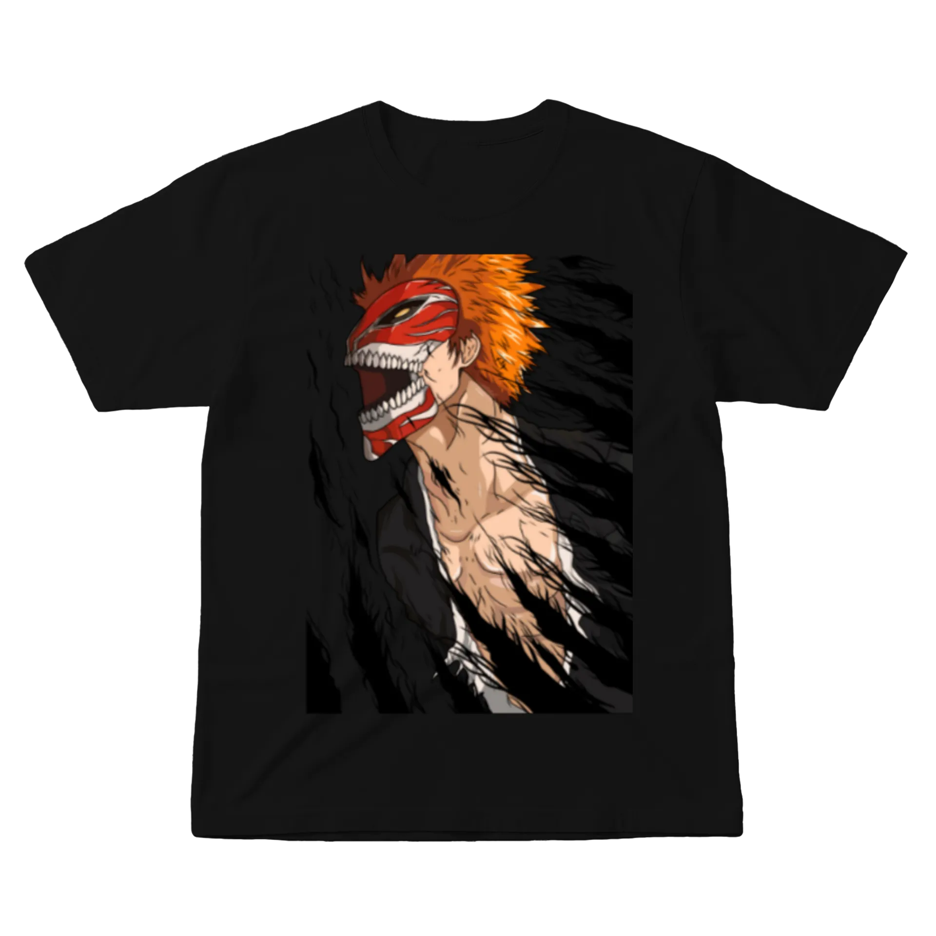 Camiseta Estampa Anime Máscara Vermelha 100% Algodão - Imagem 1