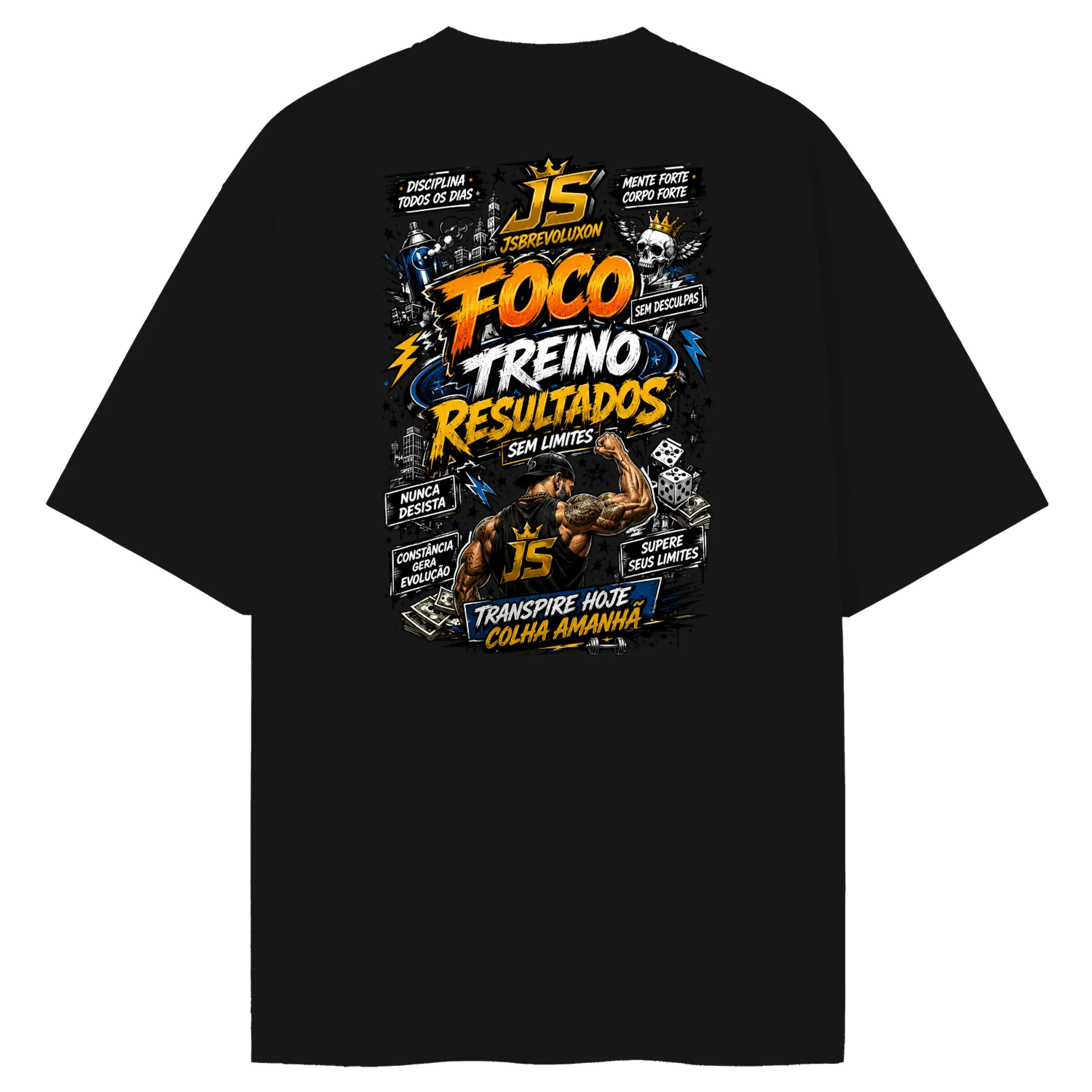 Camiseta Oversized jsbrevoluxon - Imagem 2