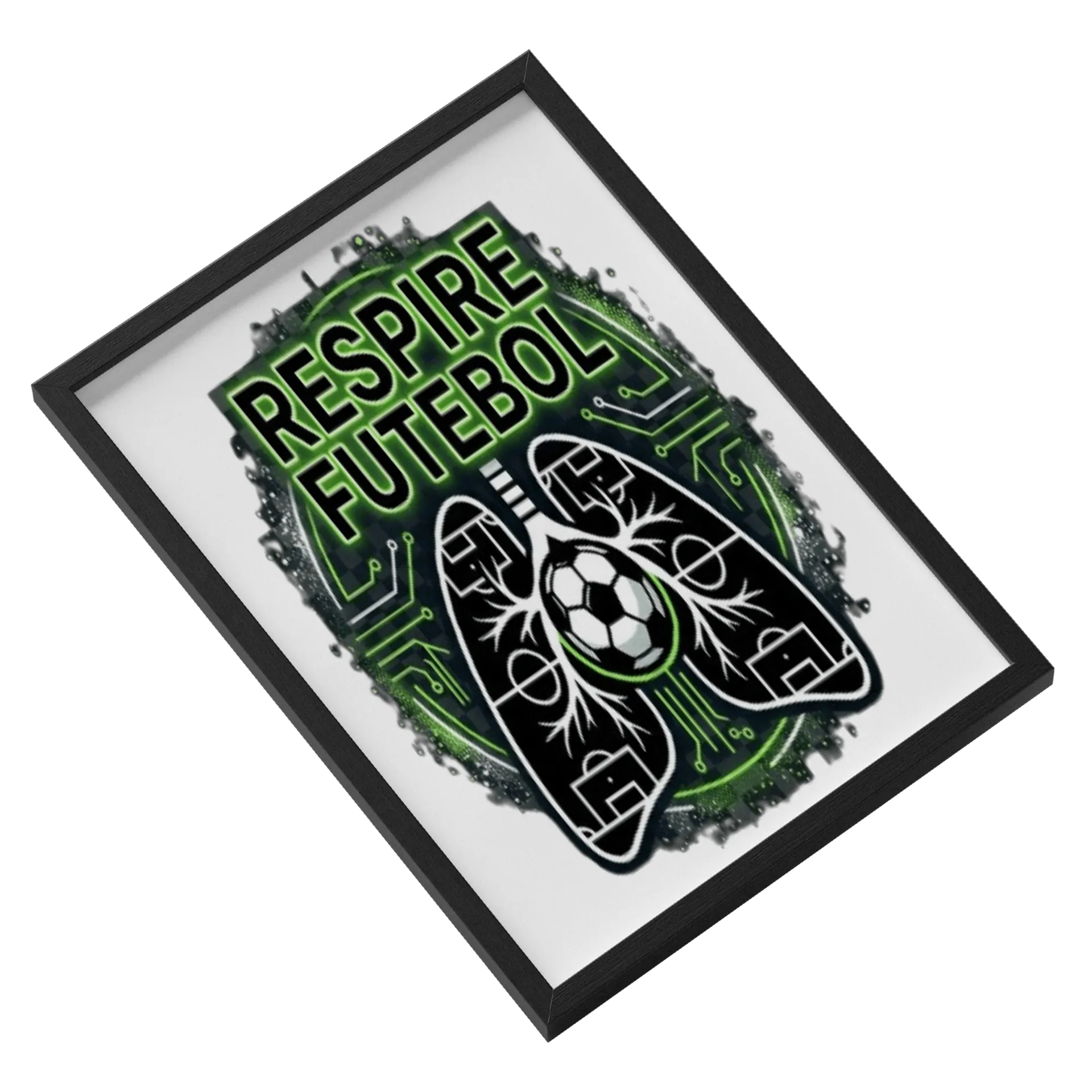 Quadro Respirar Futebol Estampa Digital A3 - Imagem 2