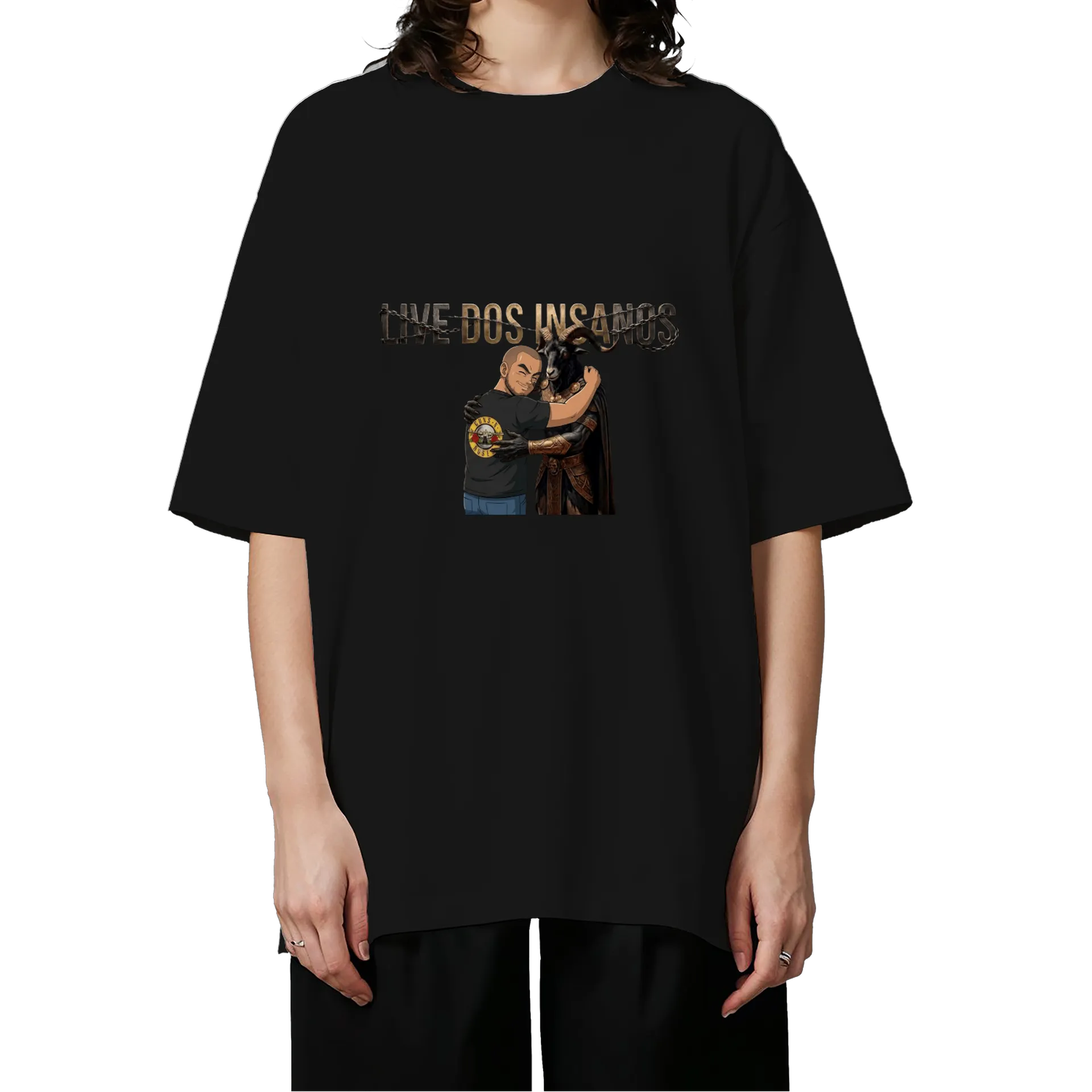 Camiseta Oversized insano - Imagem 3