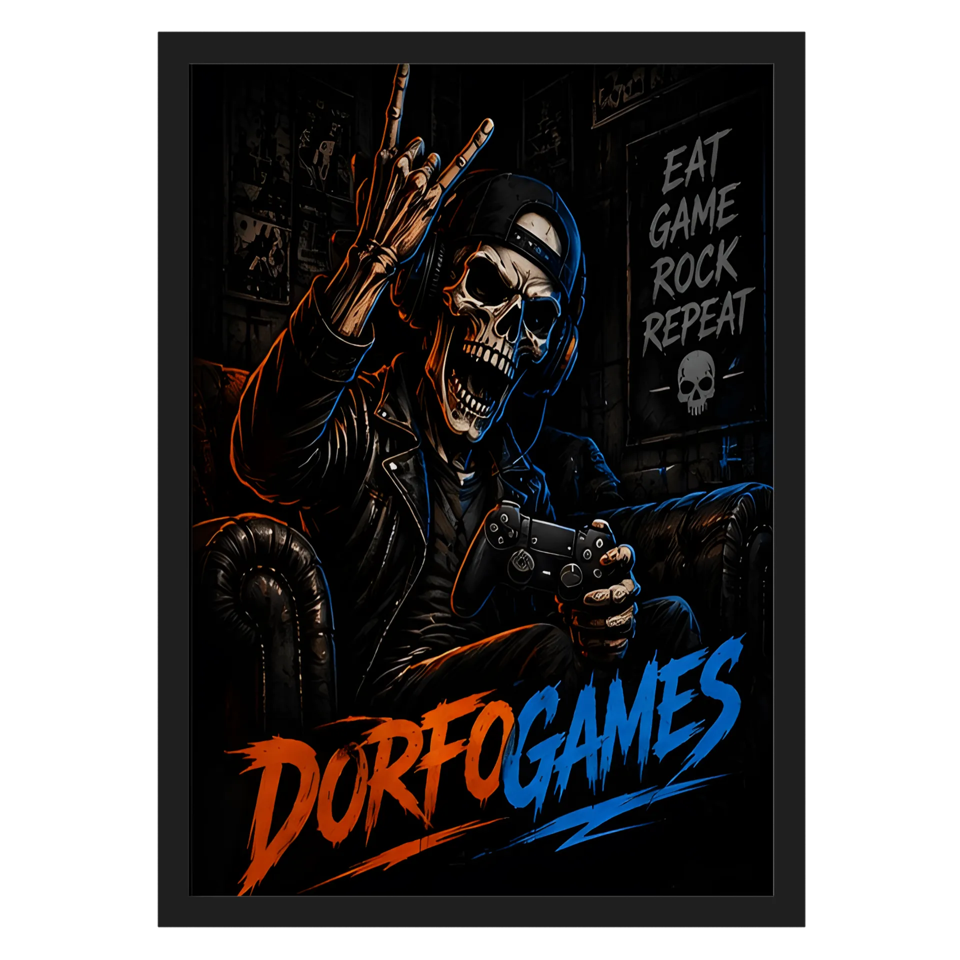 QUADRO DFG COM VIDRO - Imagem 1