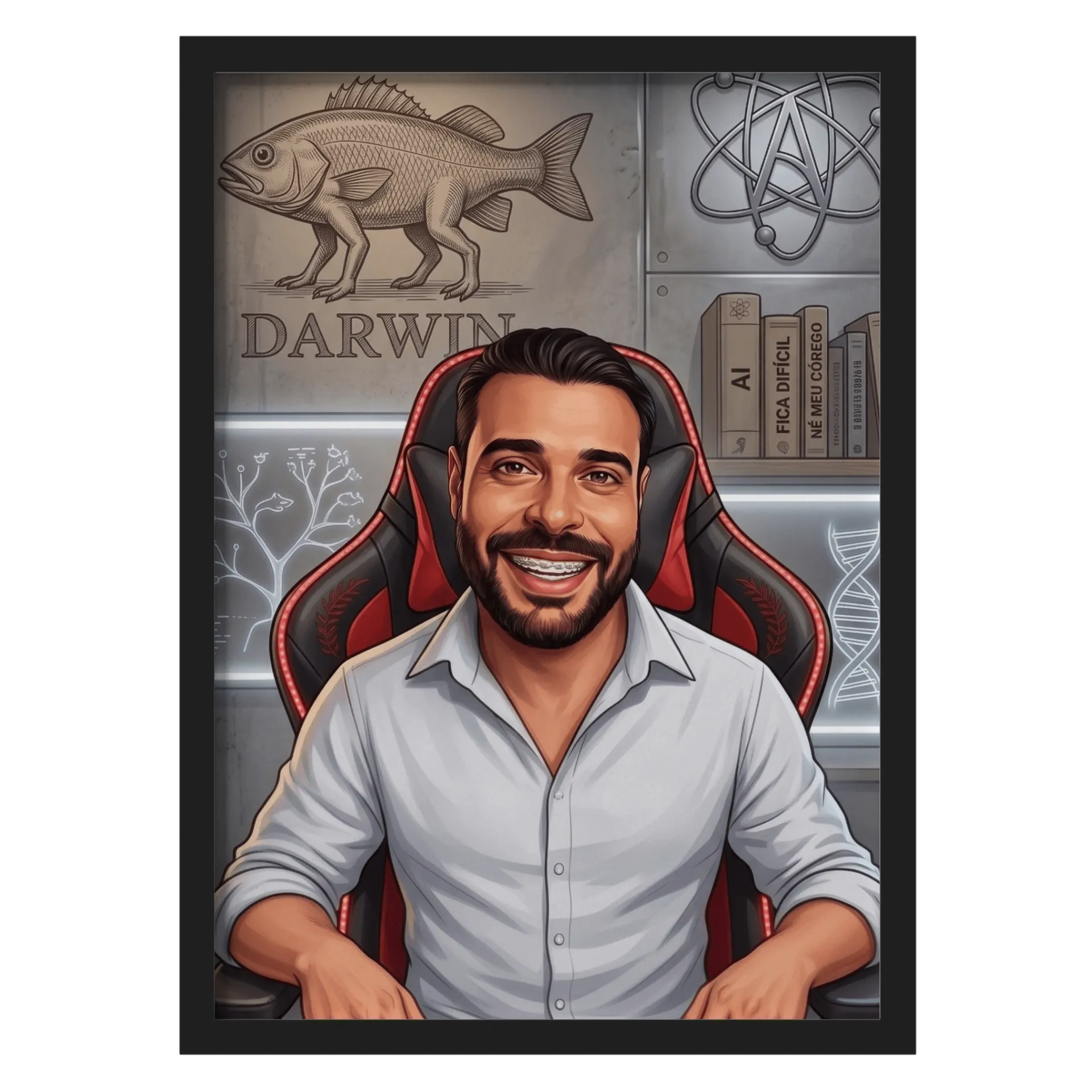 Quadro A3 personalizado Miranda - Imagem 1