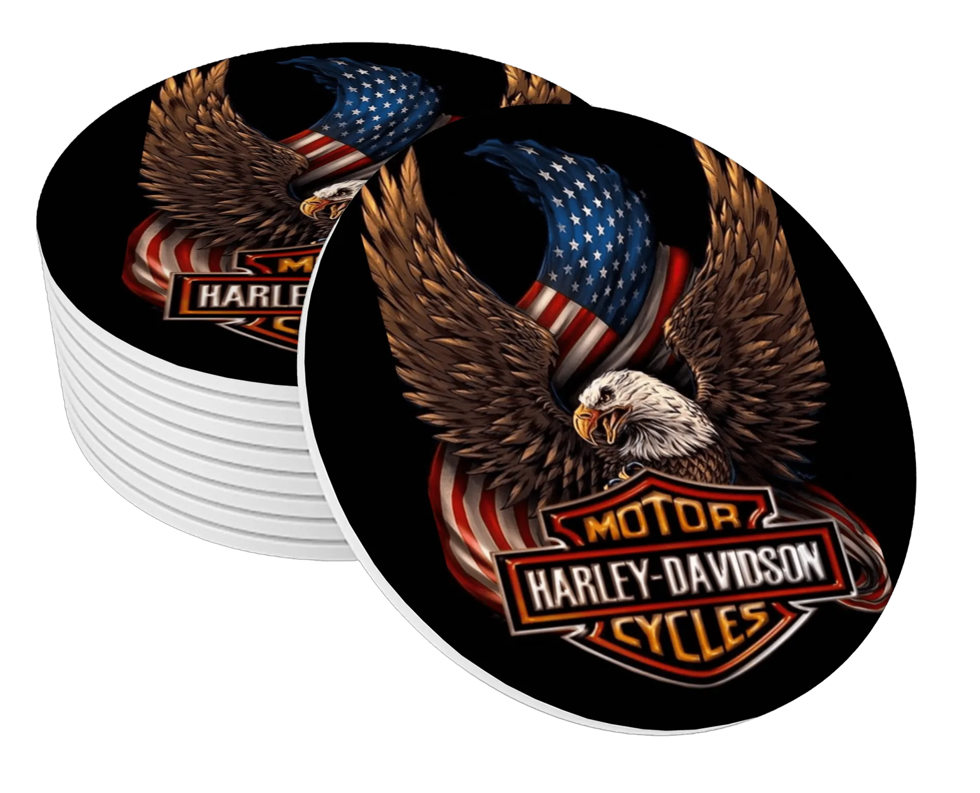 Porta-copos personalizado Harley Davidson - Imagem 1