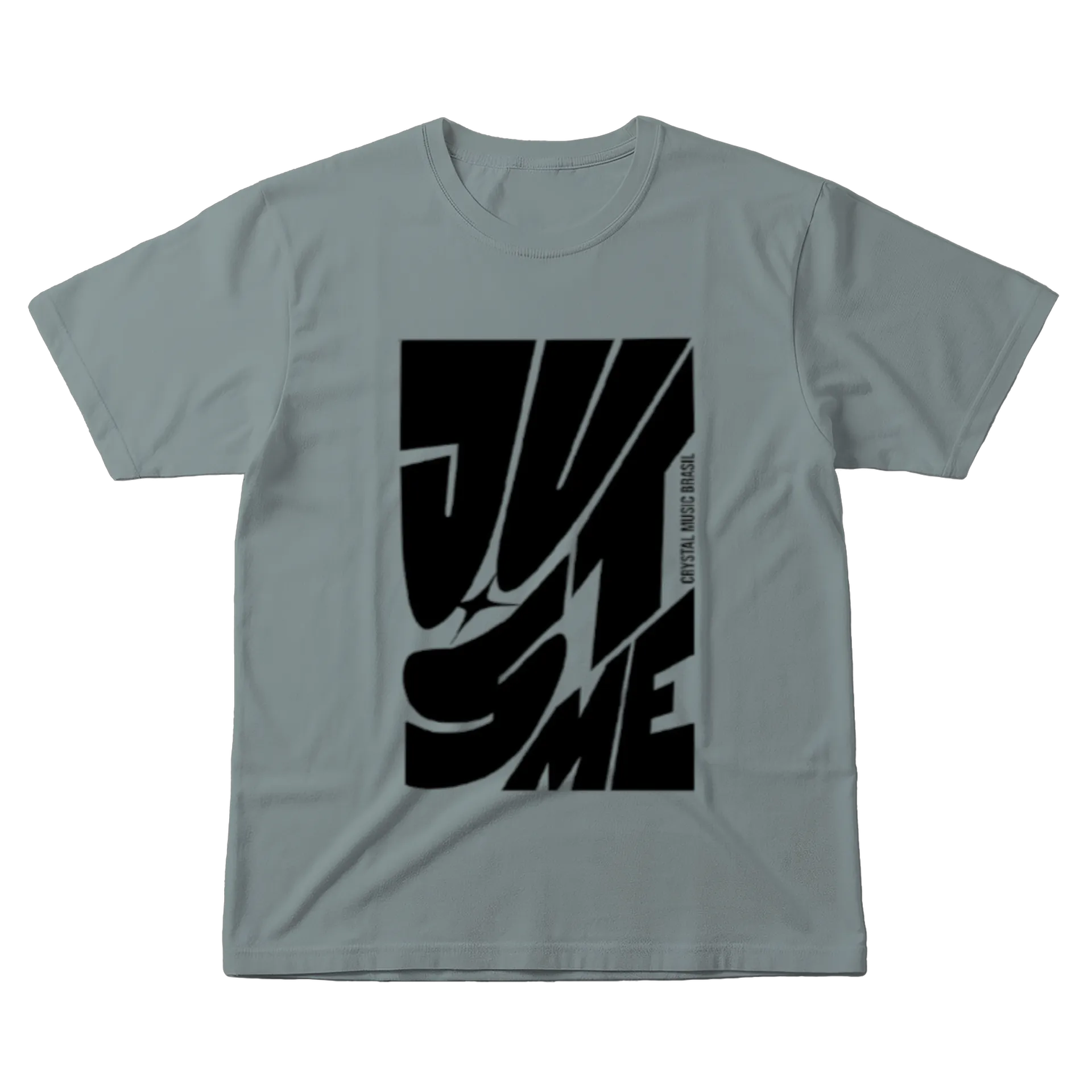 Camiseta CMB "Just Me" - Cinza de Crystal Music Brasil