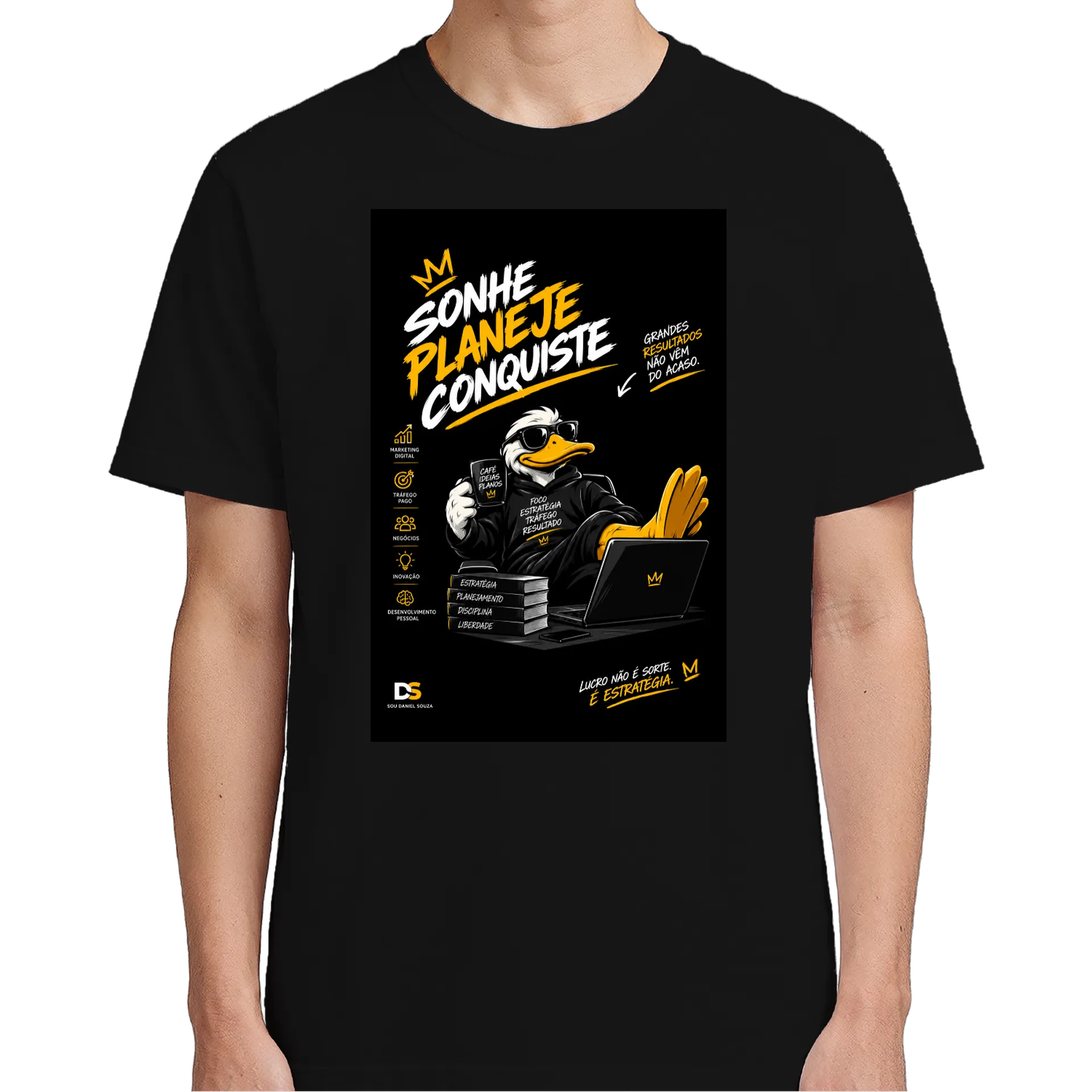 SONHE • PLANEJE • CONQUISTE Camiseta personalizada - Imagem 4