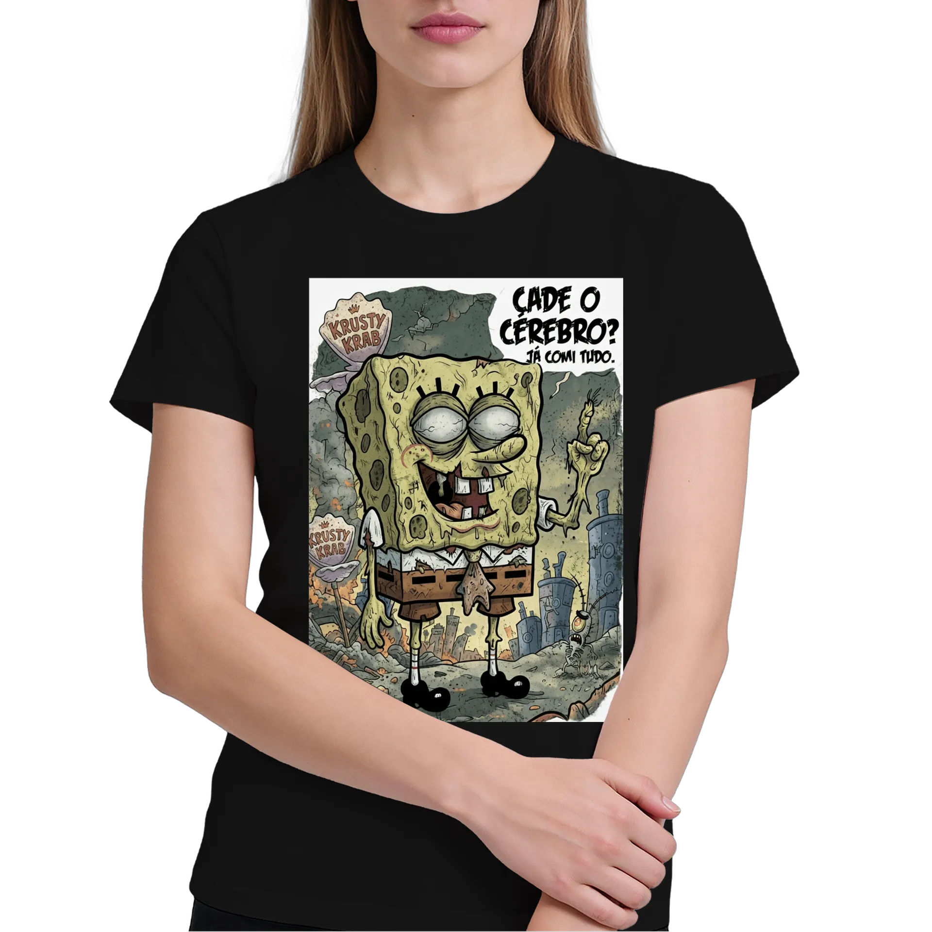 Bob Zumbi - Camiseta Personalizada Preto 100% Algodão - Imagem 4