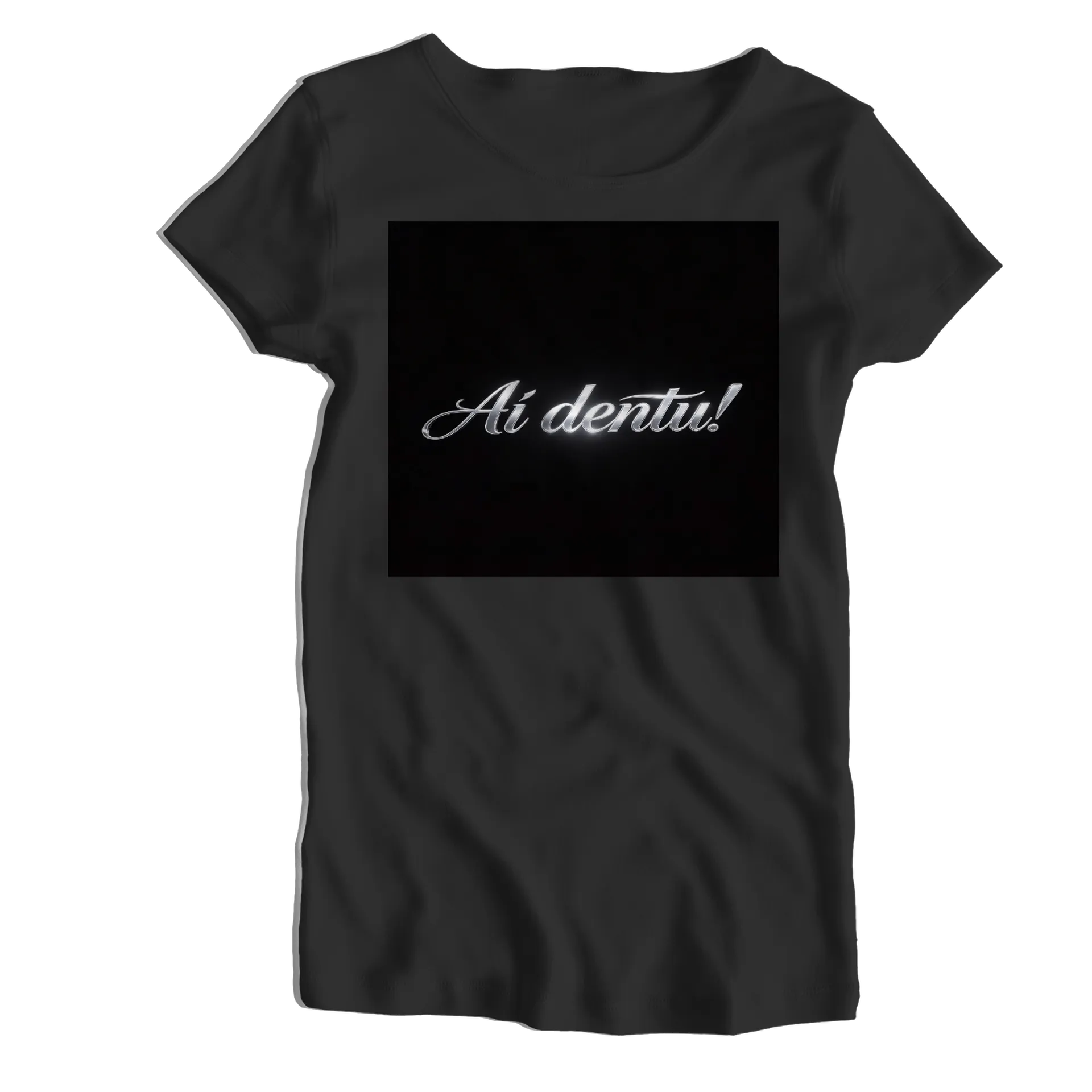Camiseta Babylook Ai dentu 100% Algodão - Imagem 1
