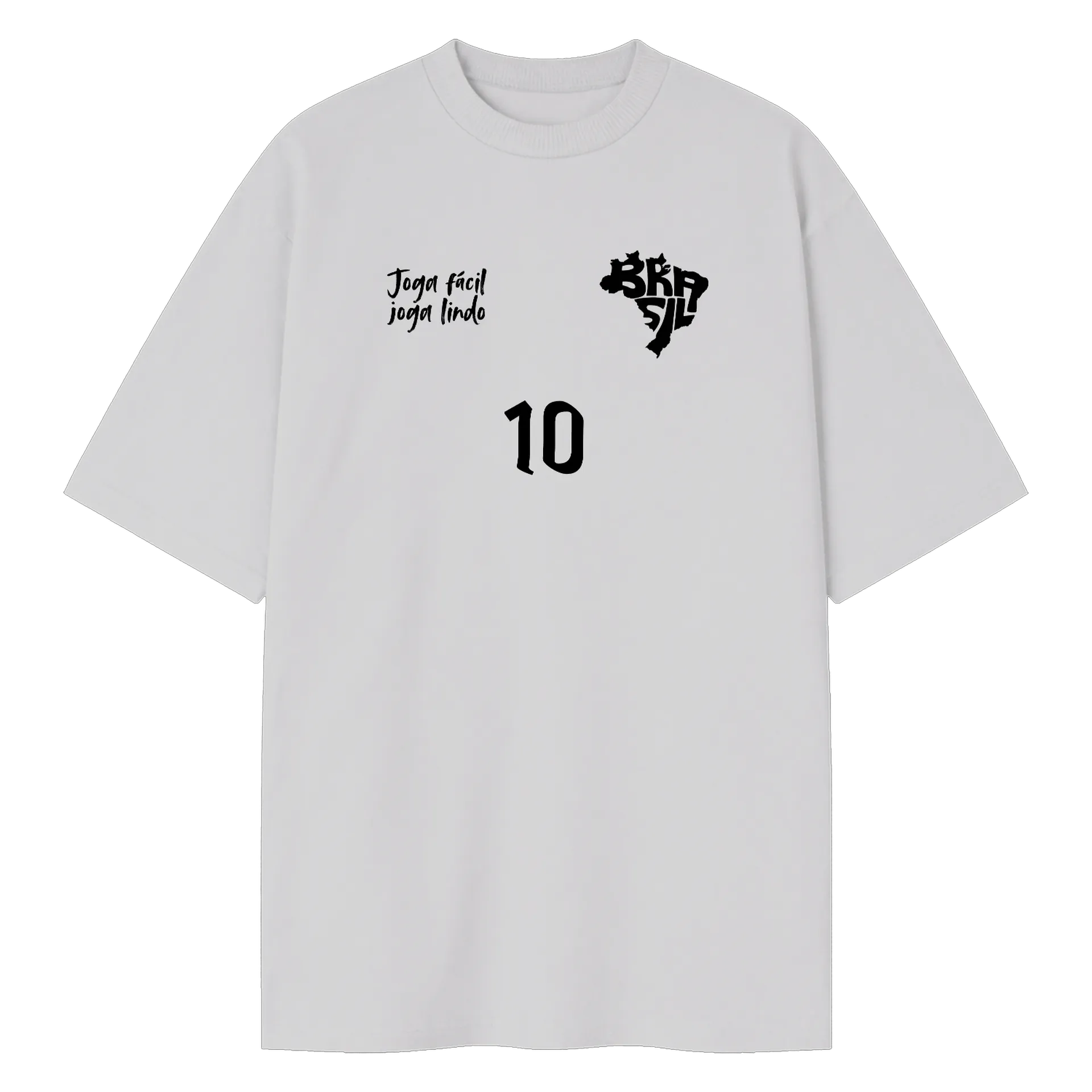 Camiseta Joga Fácil, Joga Lindo Oversized - Imagem 1