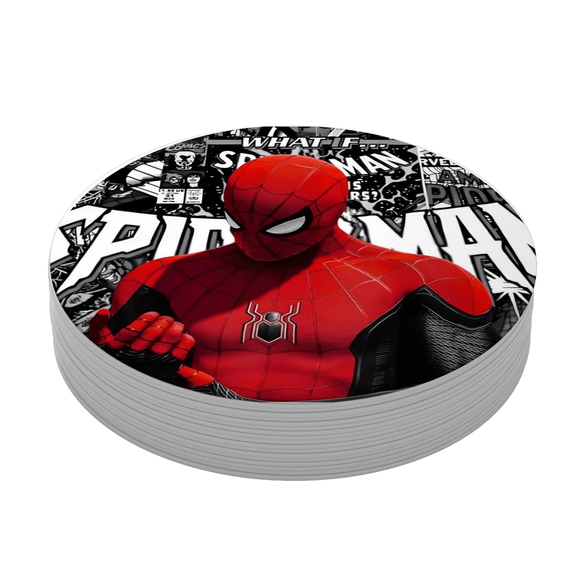 Porta-copo Homem-Aranha em Quadrinhos Coloridos MDF - Imagem 3