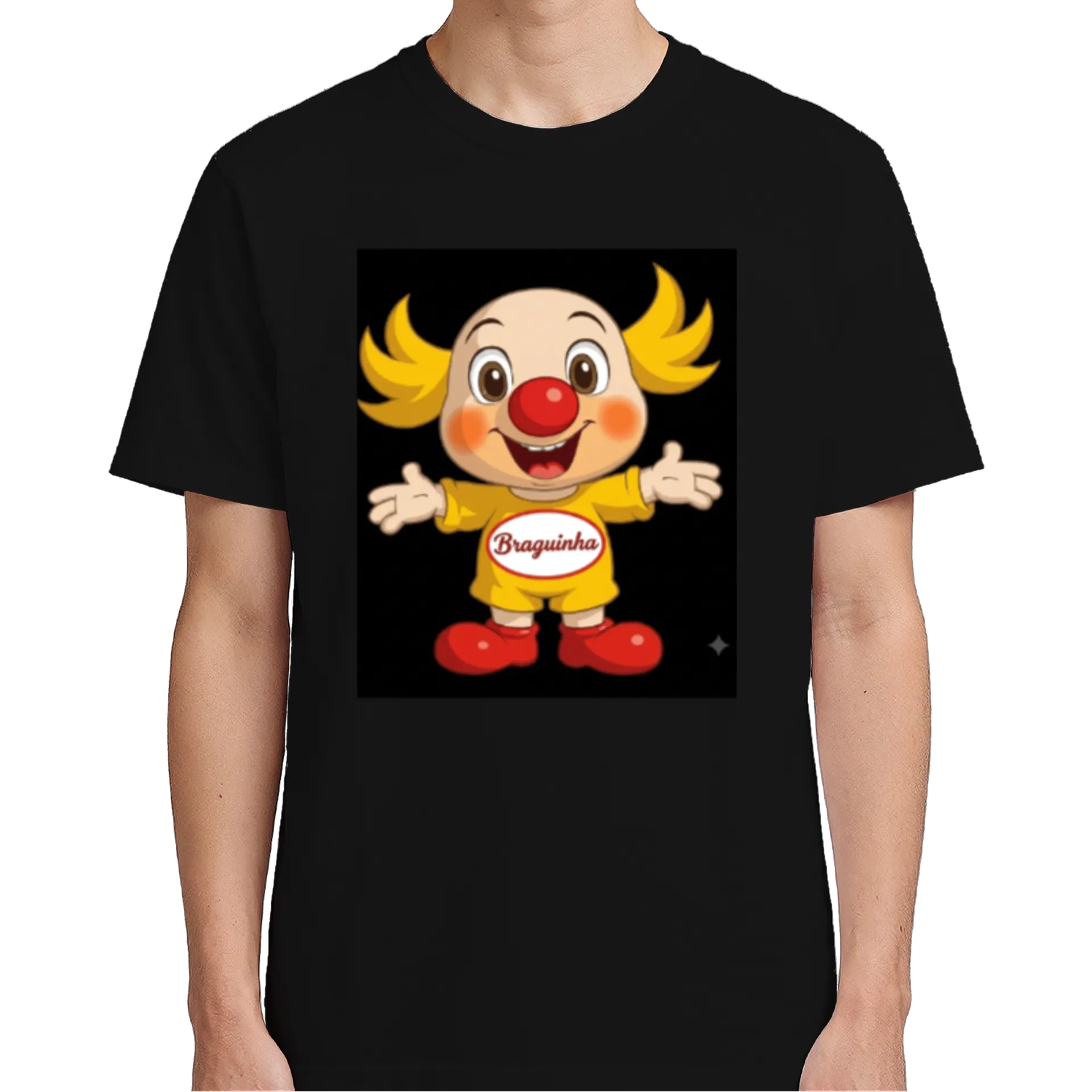 Camiseta Palhaço Braguinha 100% Algodão - Imagem 5