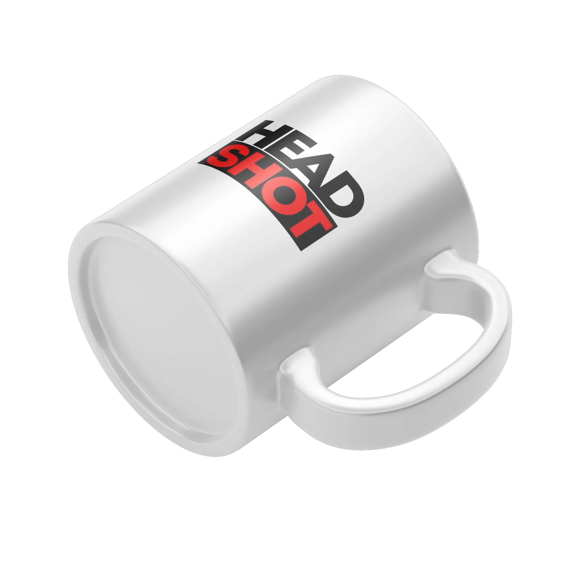 Caneca Porcelana Estampa Headshot 325ml - Imagem 4