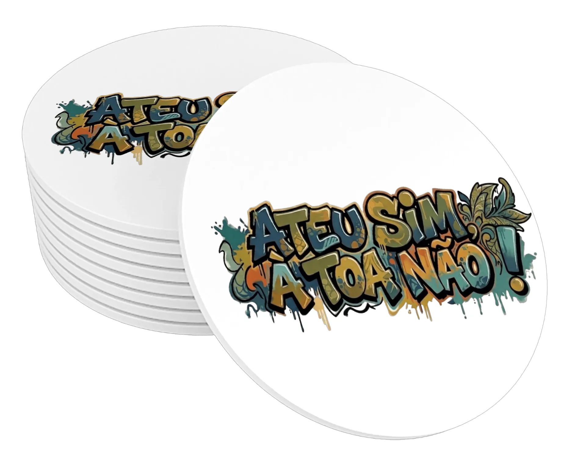 Porta-copos personalizado ateu sim - Imagem 1