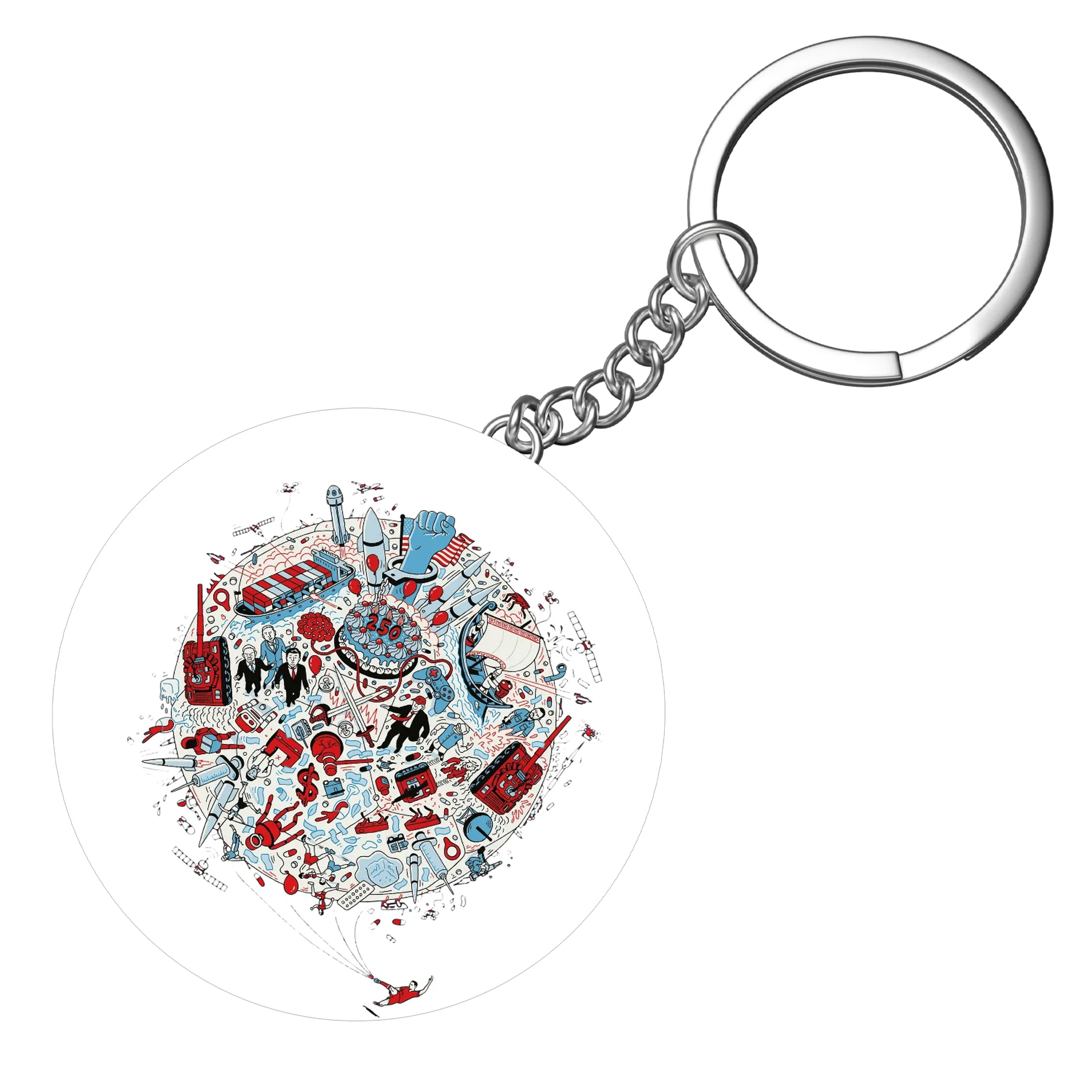 Chaveiro personalizado Capa Da Revista The Economist 2026 de Aup  — imagem 3 de 3