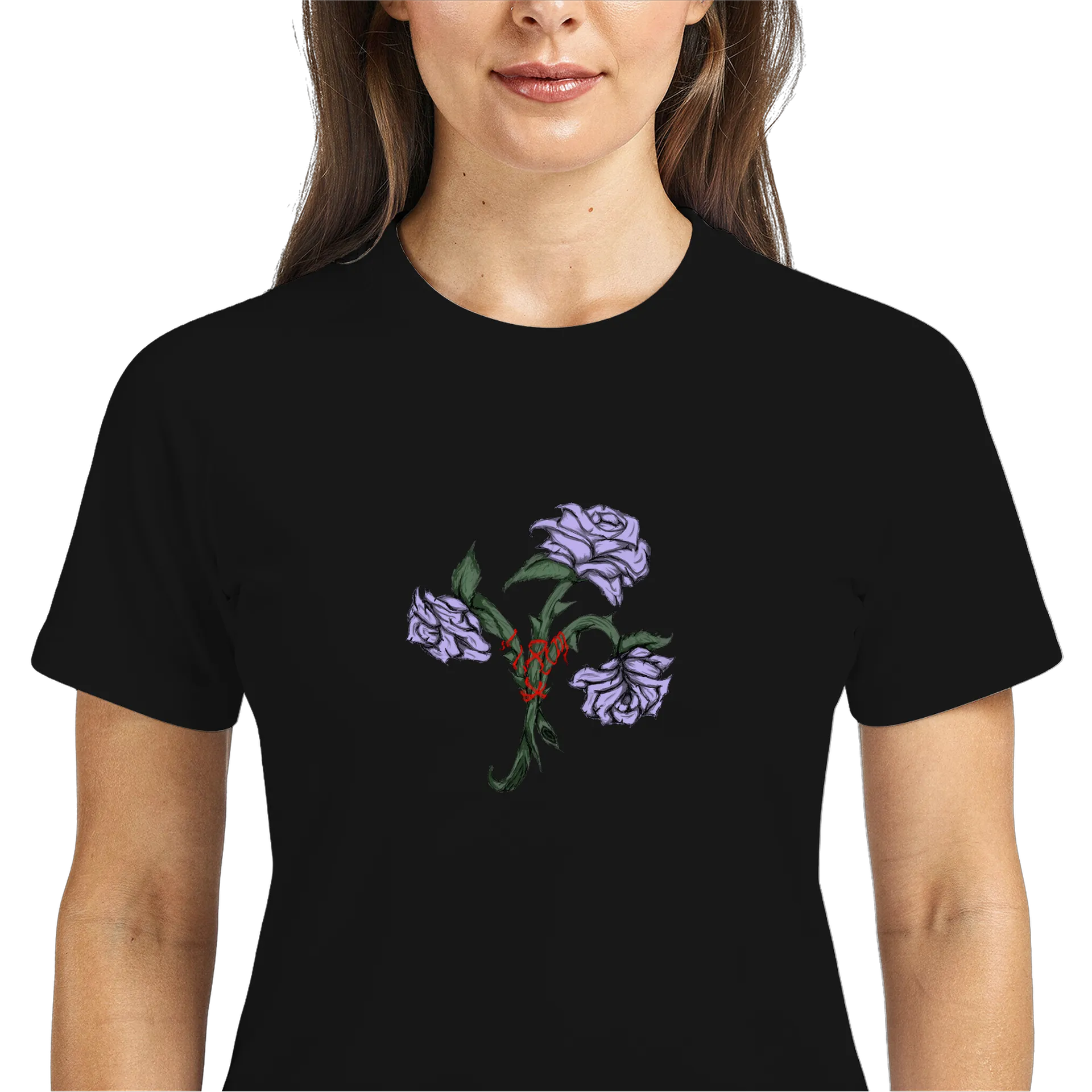 Camiseta DryFit Purple Roses Ketrita - Imagem 3