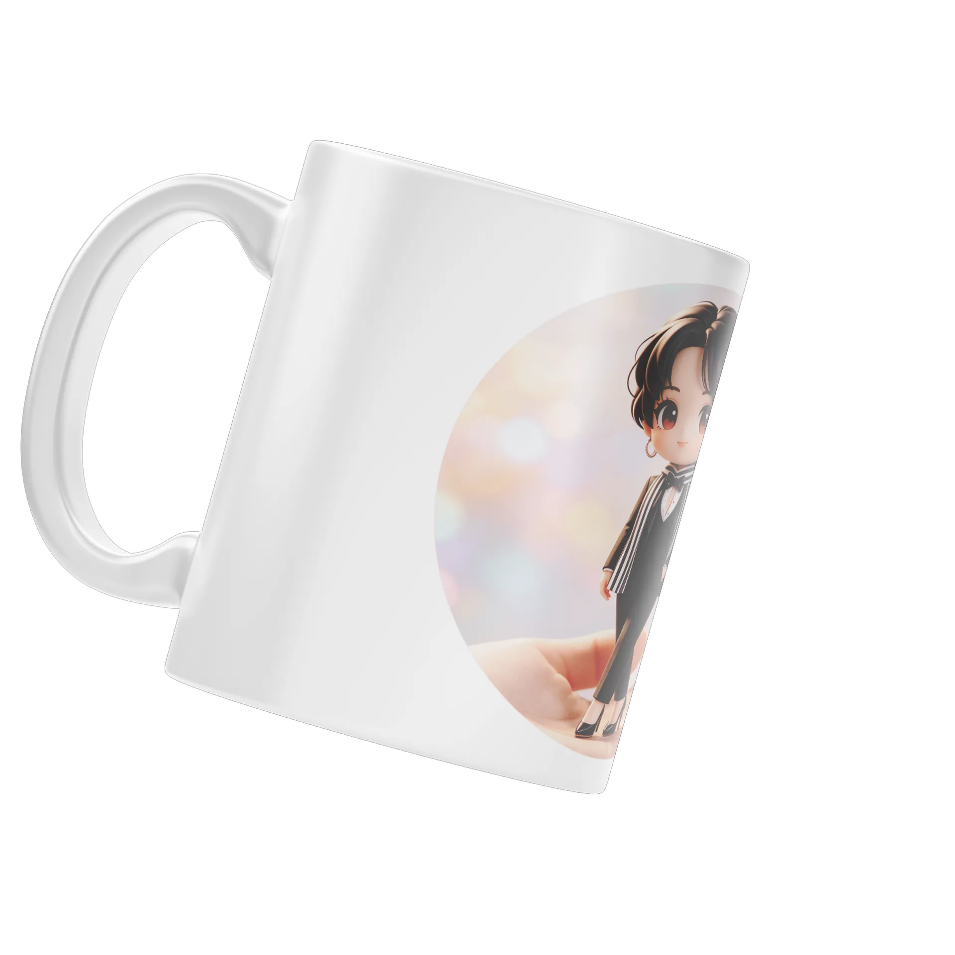 Caneca Aceno Elegante Estampa Ilustrativa 325ml - Imagem 4