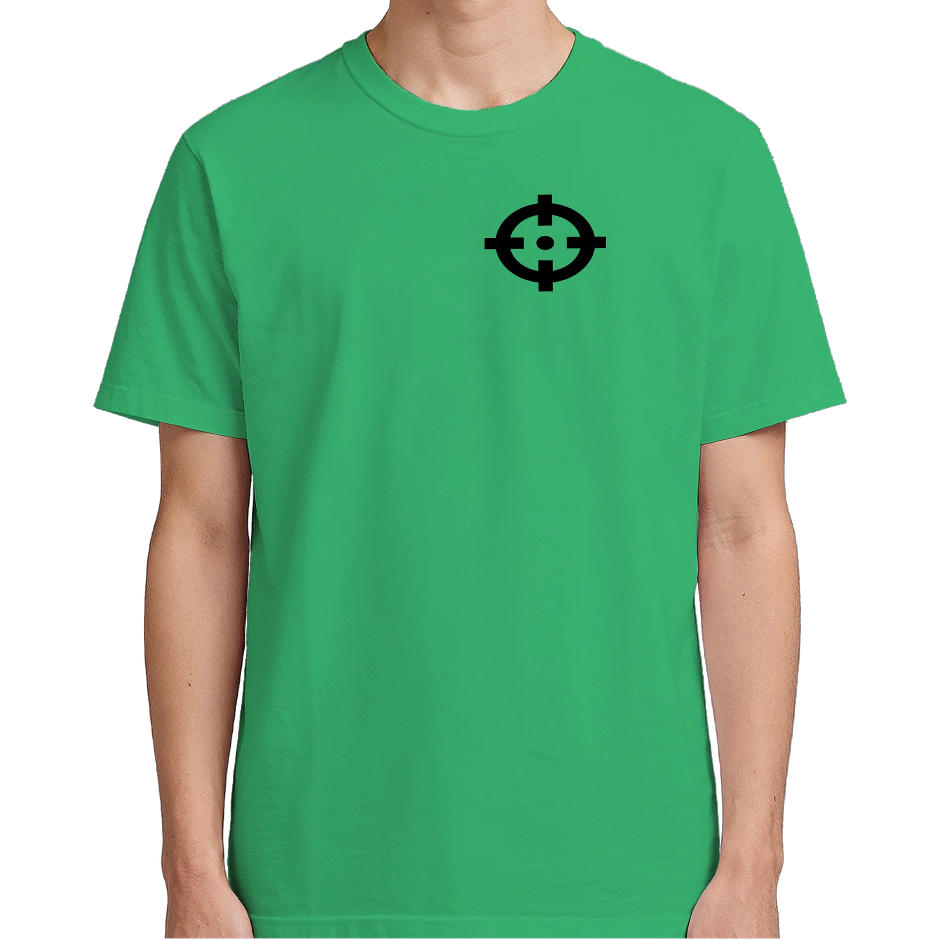 Camiseta Estampa Headshot 100% Algodão Branco e Verde - Imagem 5