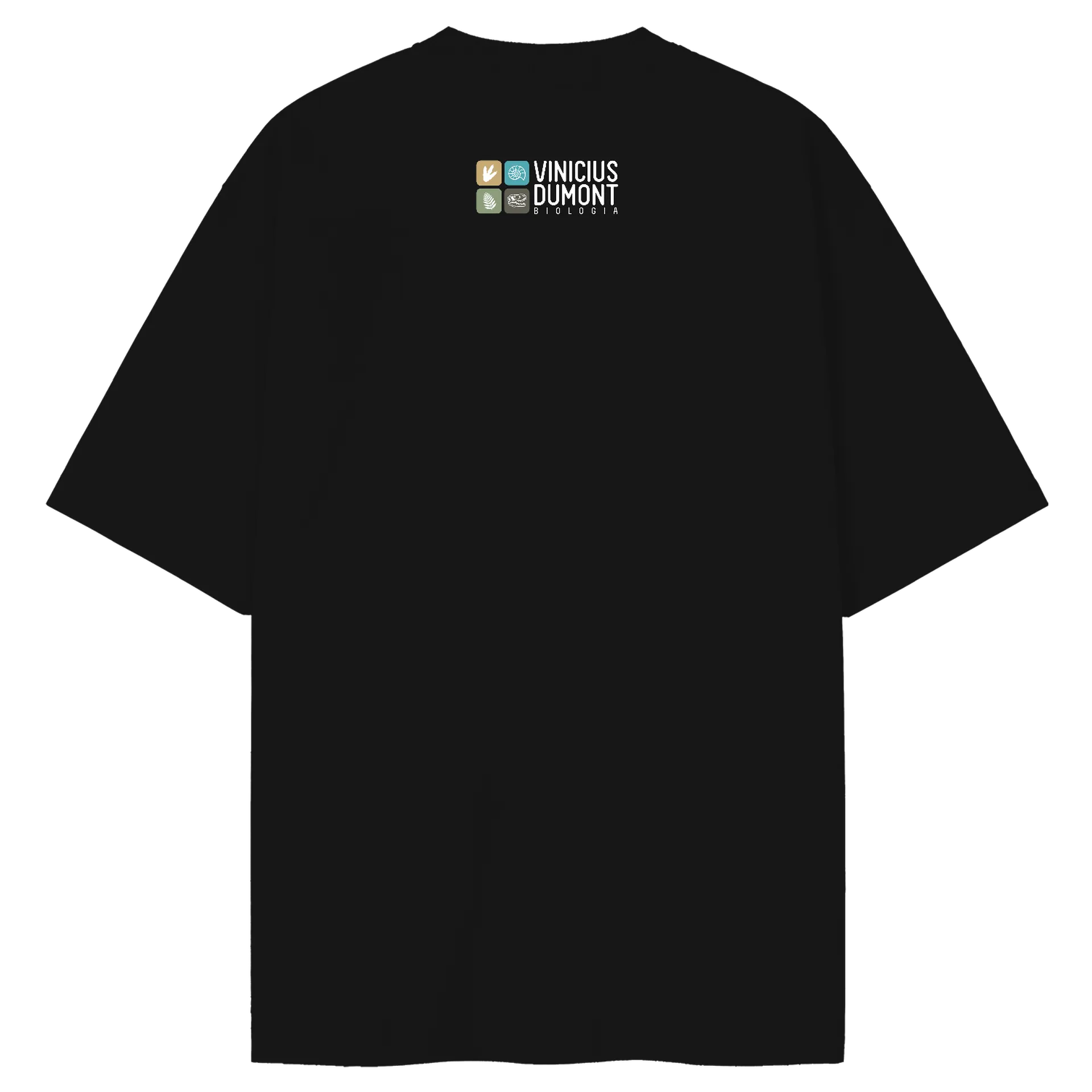Camiseta Oversized Biologia Zoologia Ecologia Preto - Imagem 2