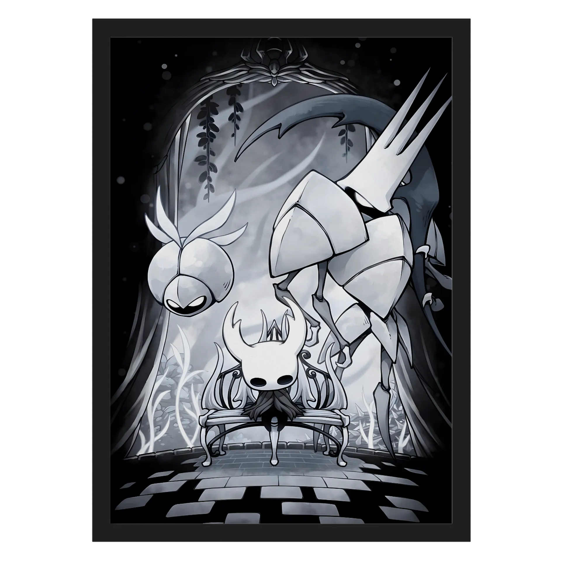 Quadro A3 Hollow Knight personalizado - Imagem 1