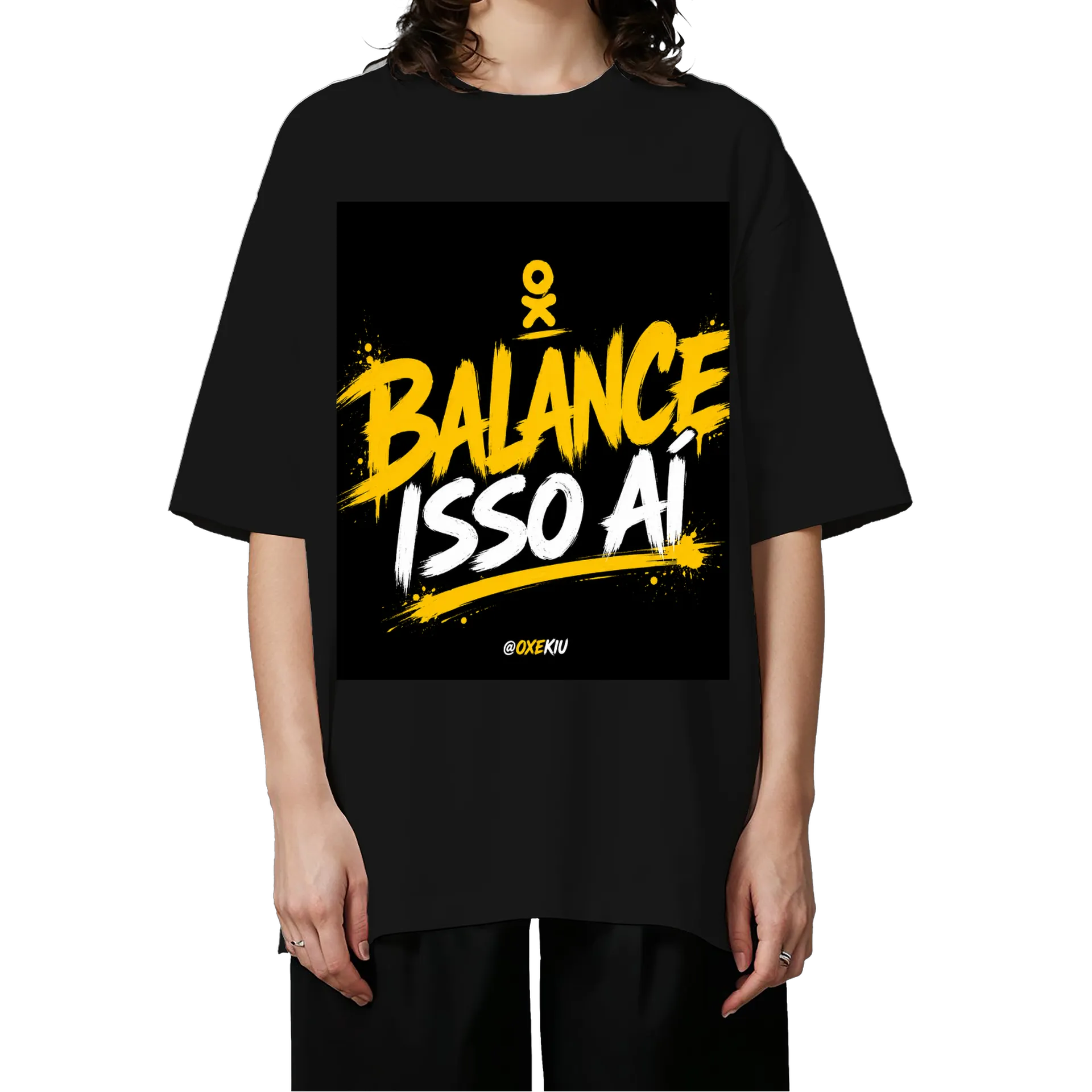 Camiseta Oversized “Balança” 100% Algodão - Imagem 3