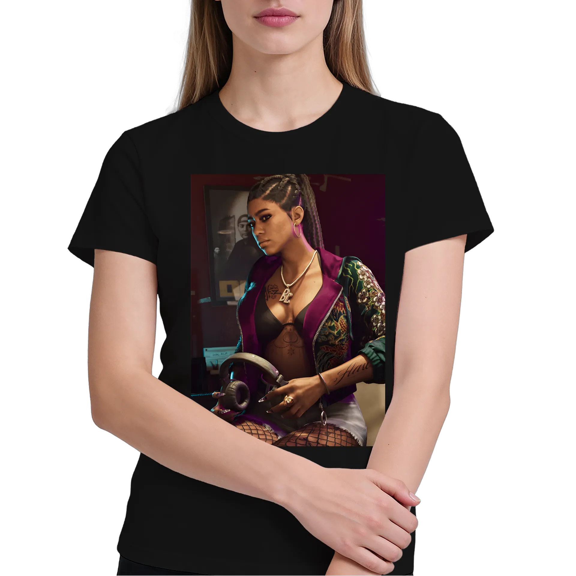 Camiseta personalizada da Lucia (GTA VI) de VINNY KBULOSO OFICIAL — imagem 3 de 6