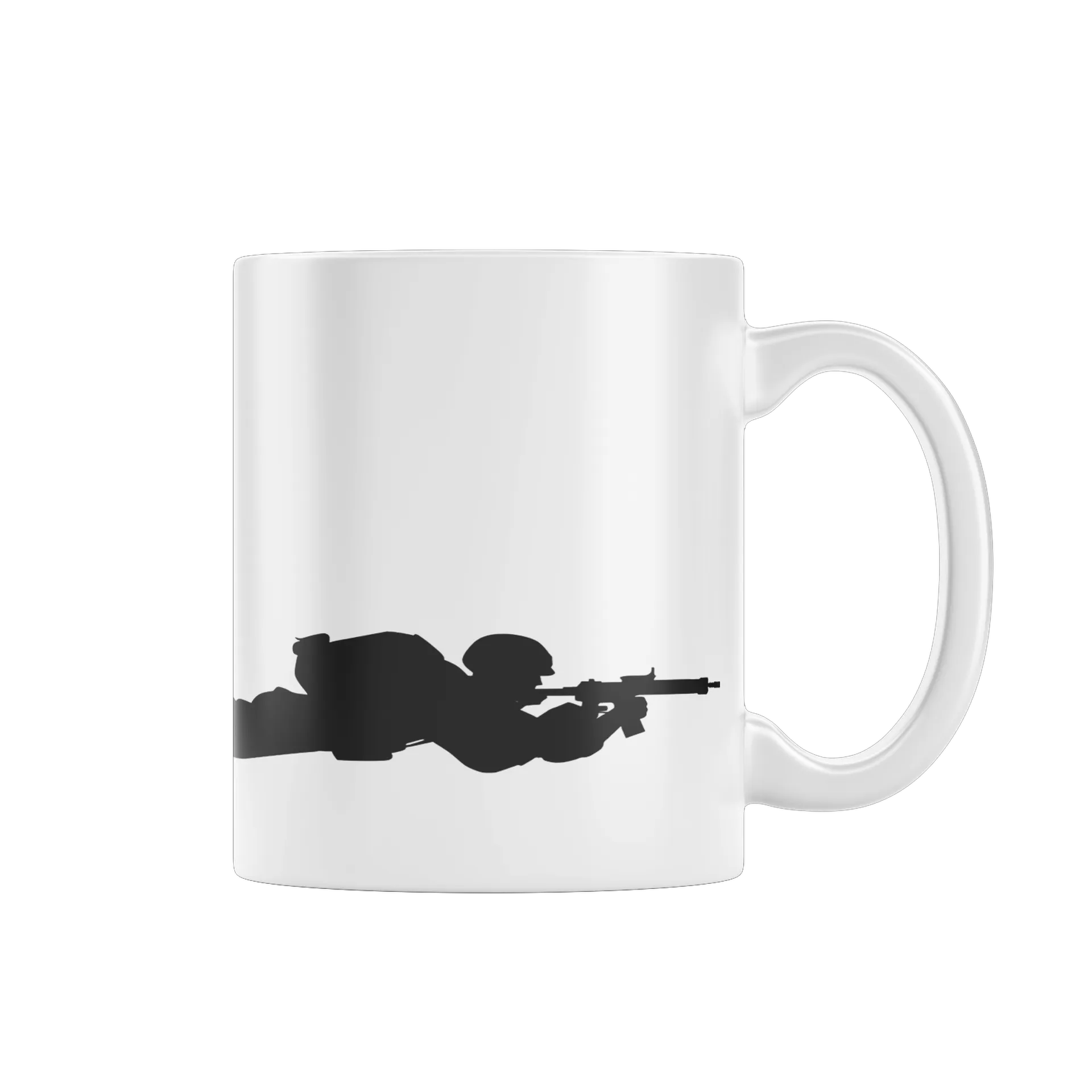 Caneca Silhueta de Soldados Militares 325ml - Imagem 1