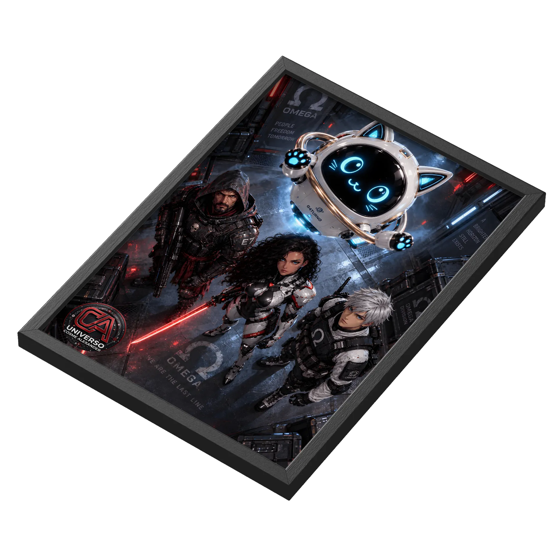 Quadro A3 personalizado Com Vidro - Imagem 3