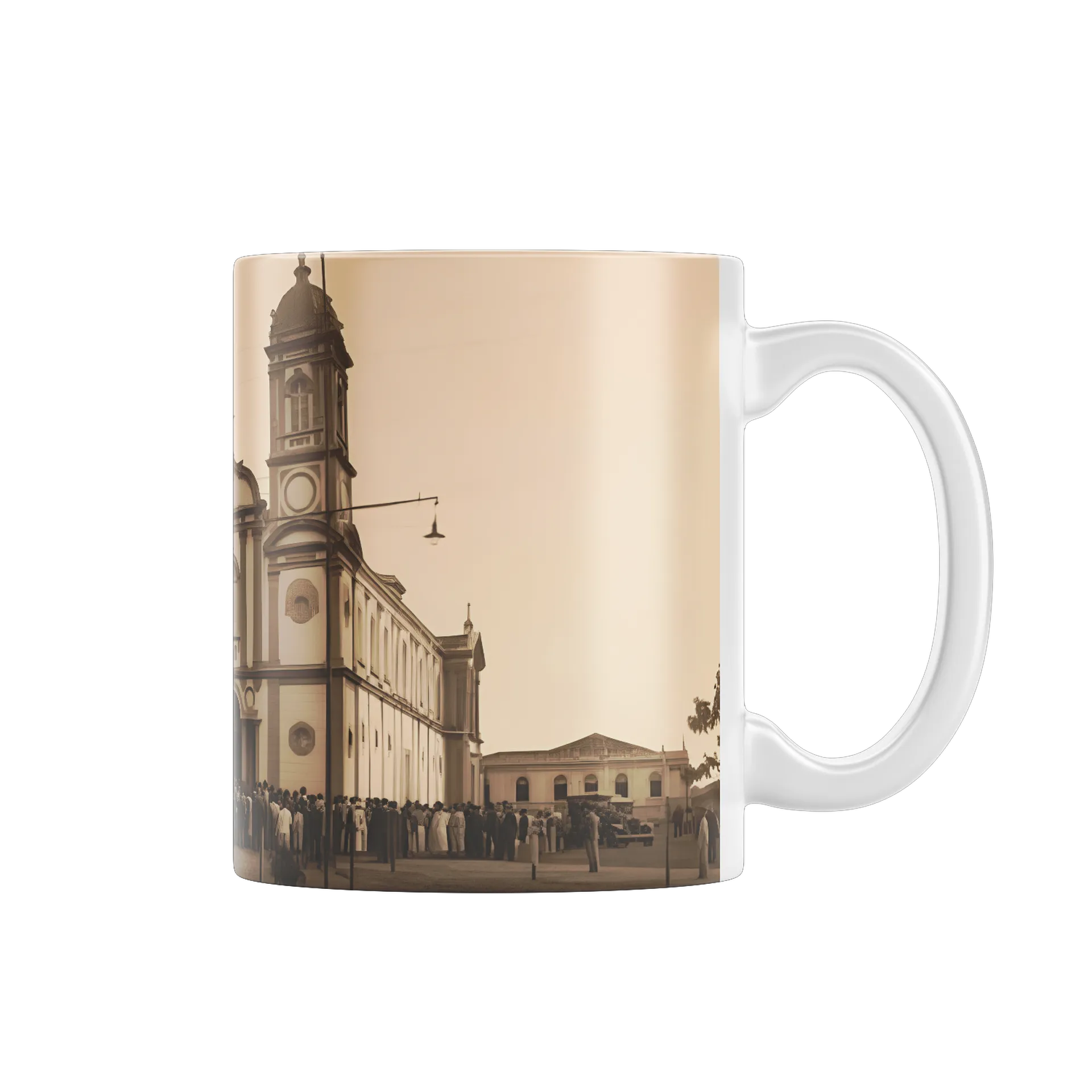Caneca personalizada - Igreja Matriz Centro de Barretos-SP de Barretos & Lembranças Exclusivas! — imagem 1 de 4