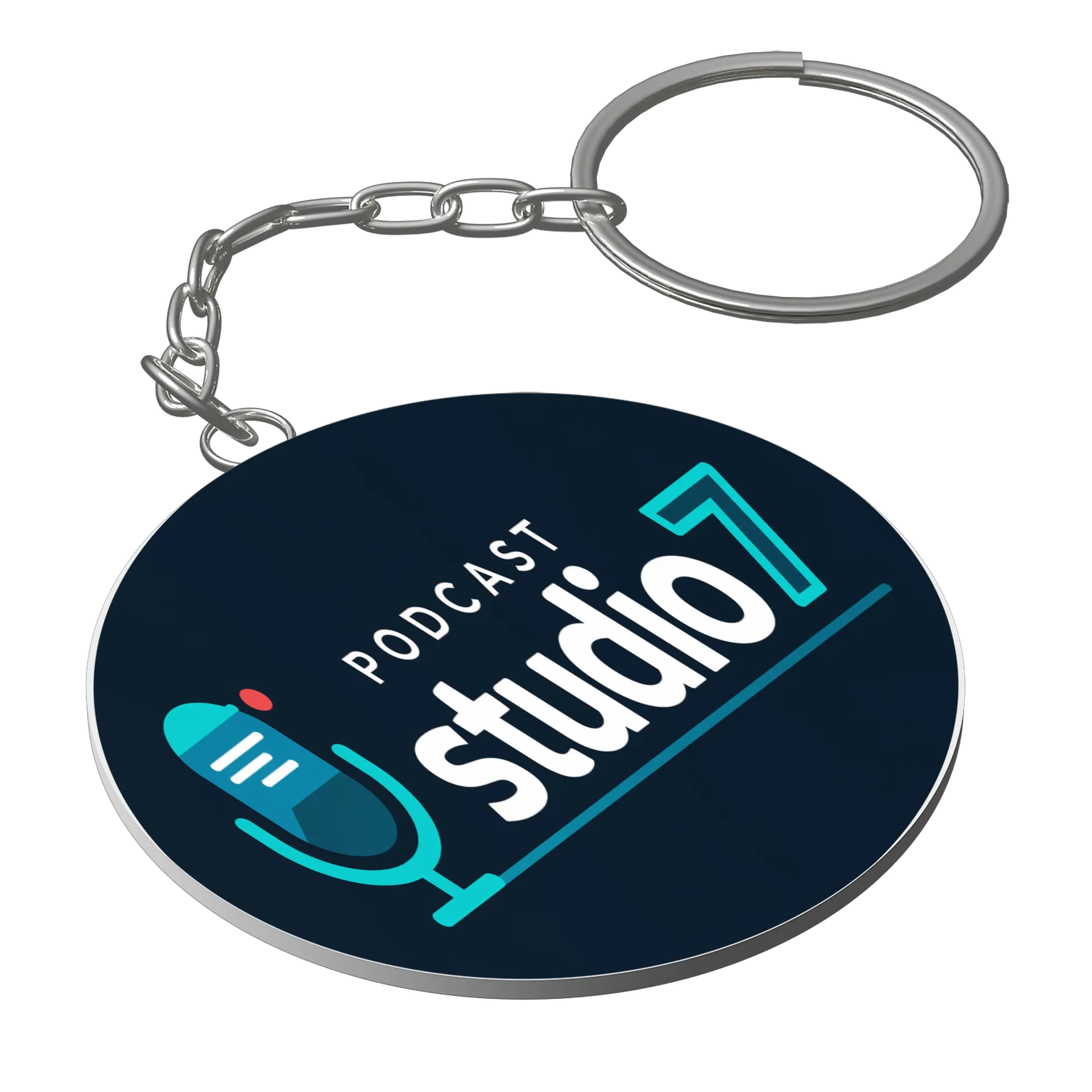 Chaveiro personalizado studio7 Podcast de Studio7 Podcast — imagem 1 de 3