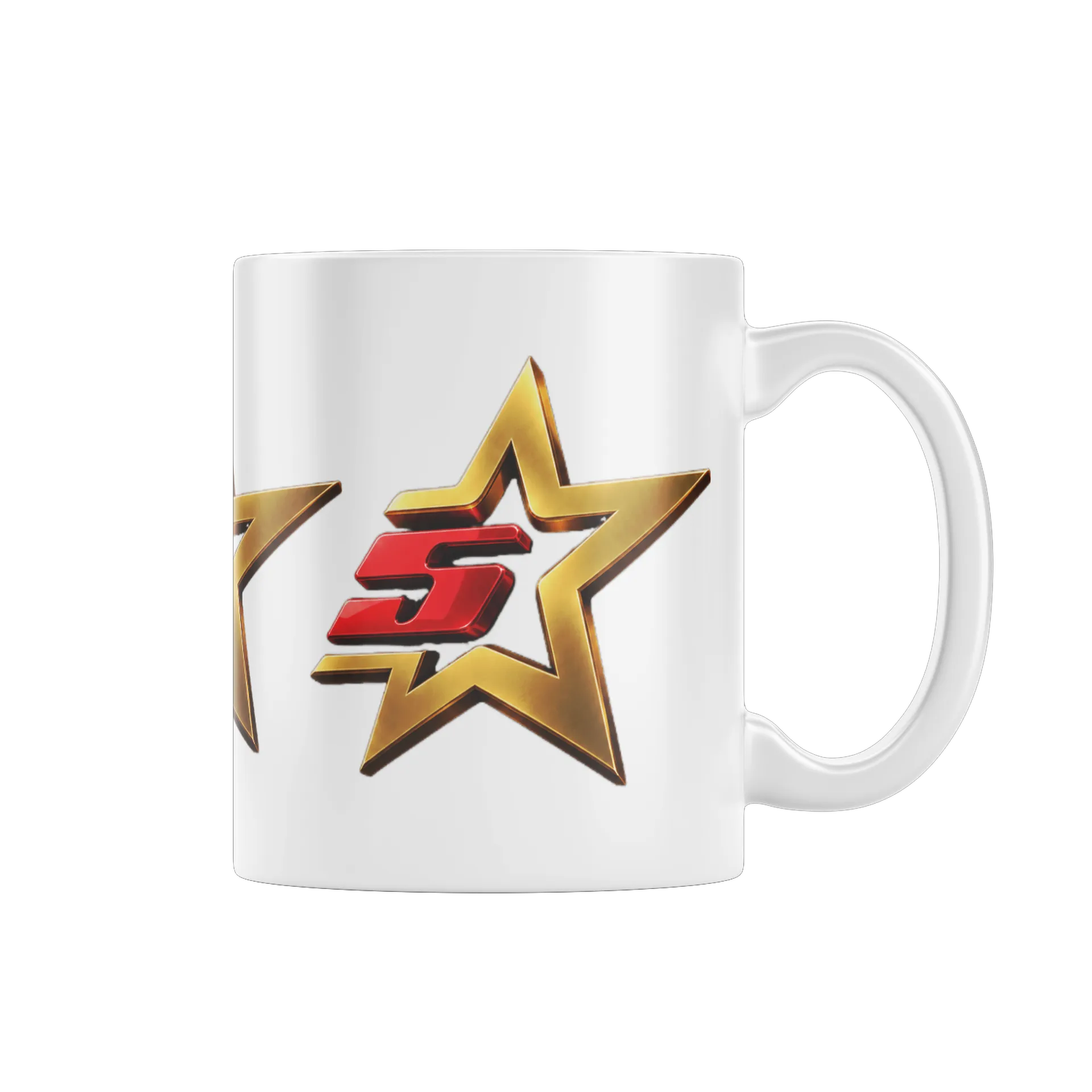 Caneca Triplo logo Gold/Red - Imagem 1