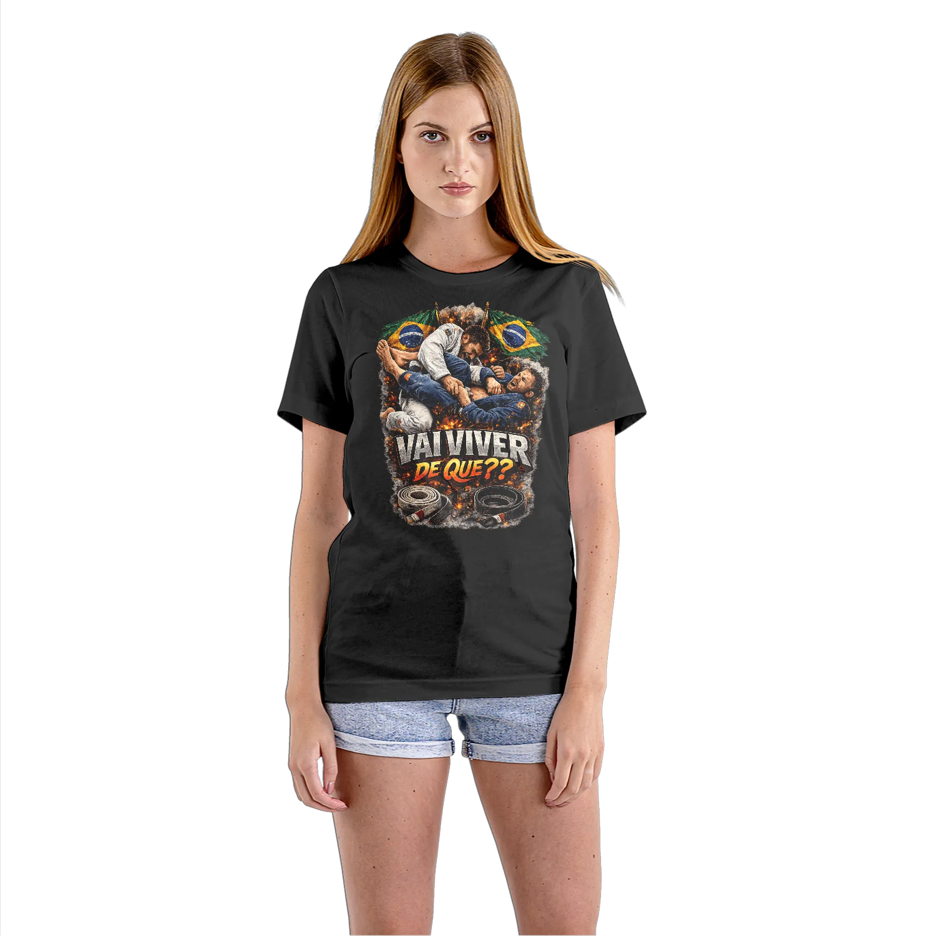 Babylook Jiu-jitsu Vai viver de que?? - Imagem 3