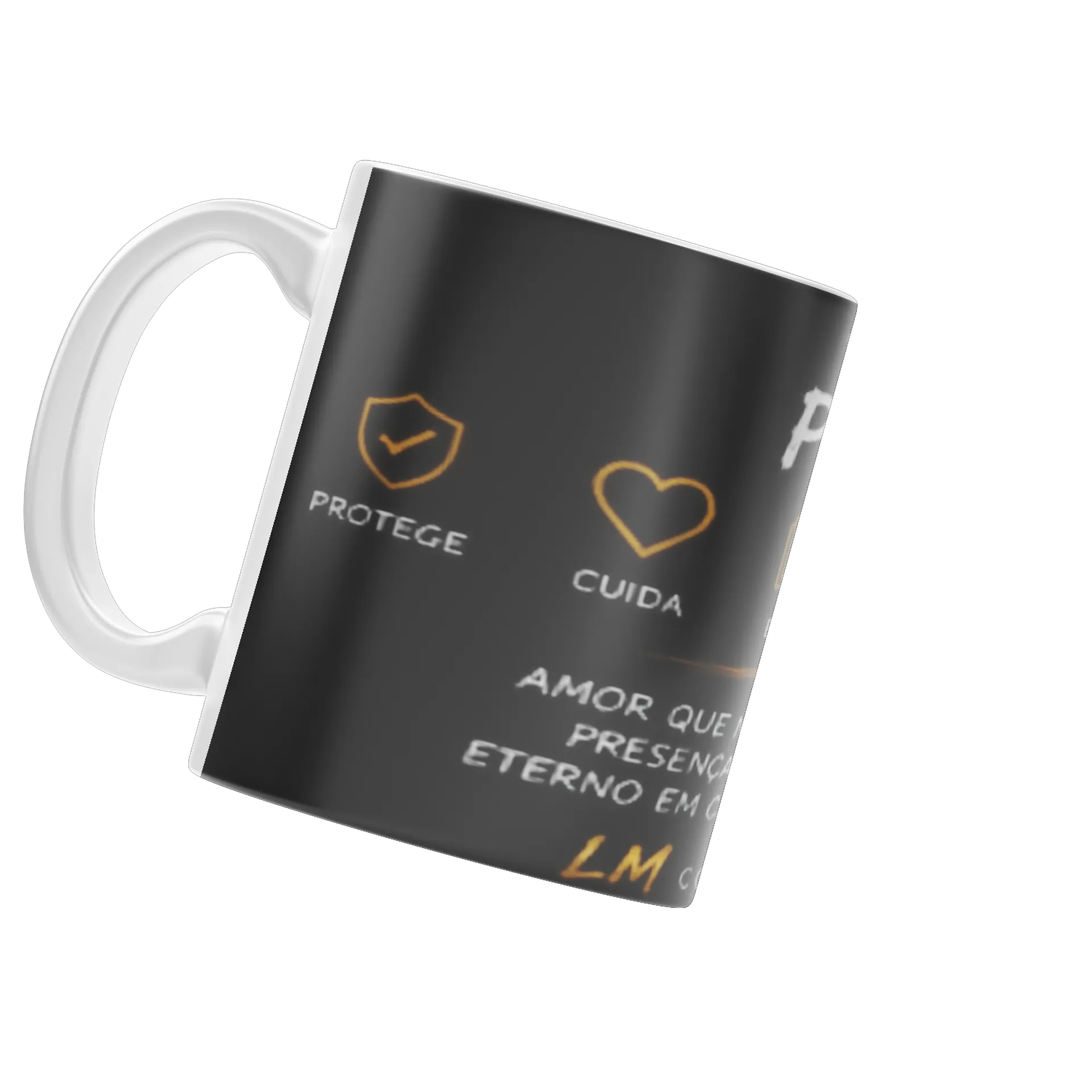 Caneca Porcelana Pai Amor Que Não Se Explica 325ml - Imagem 3