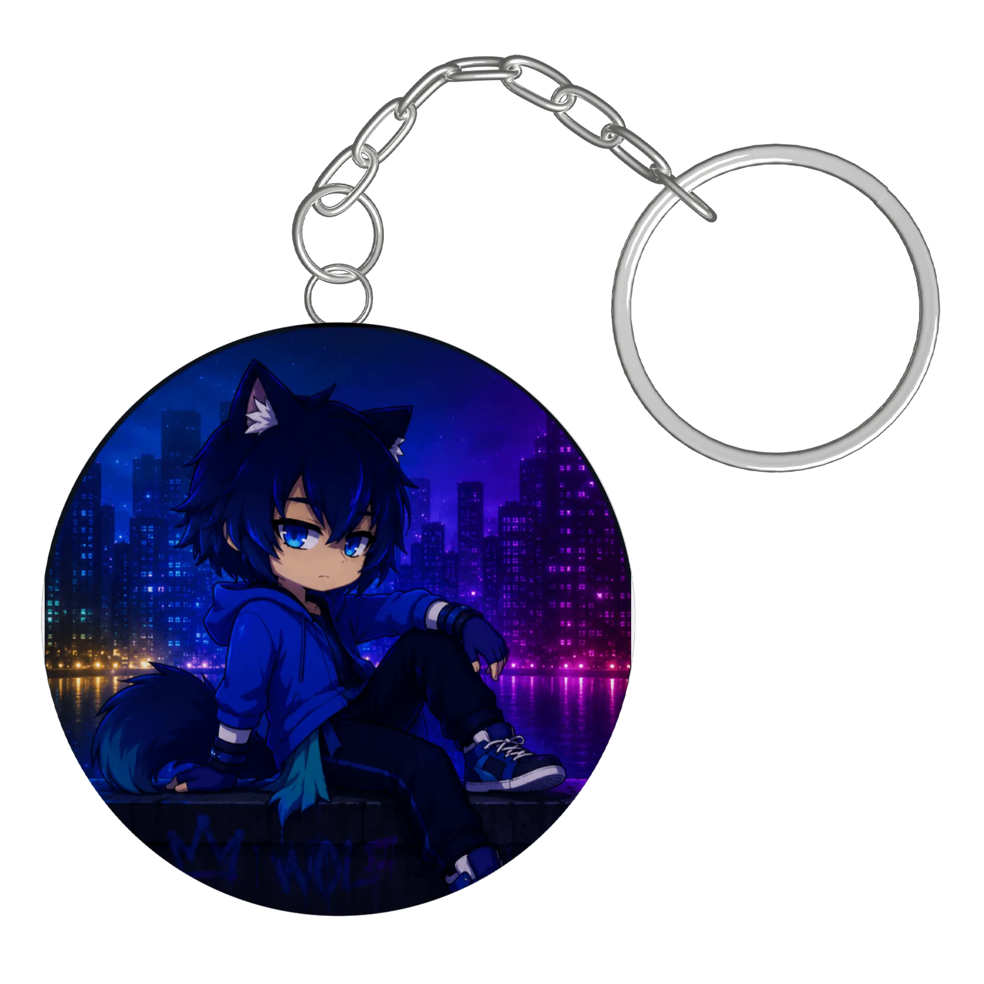 Chaveiro personalizado de Aoi Nightguard  — imagem 2 de 3