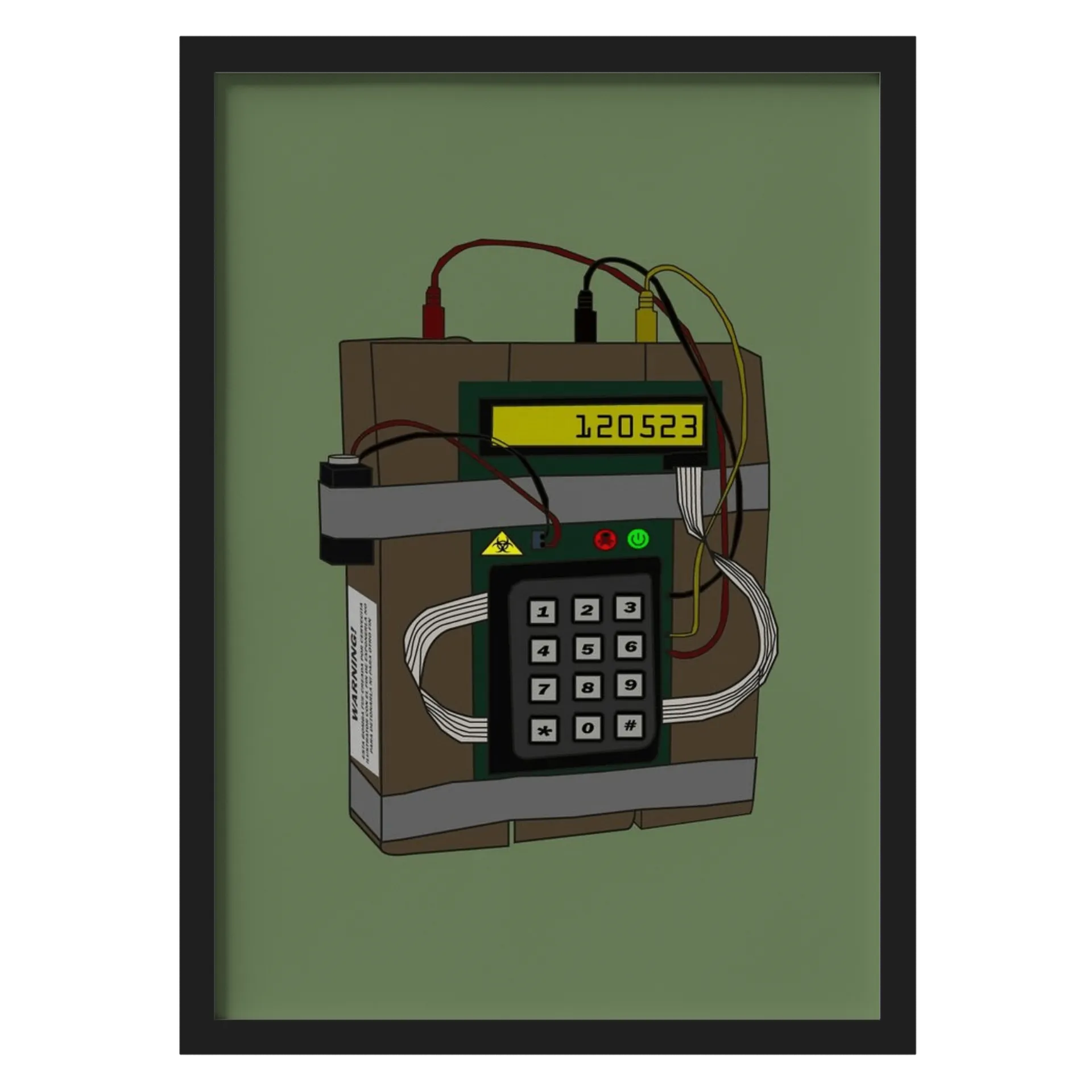 Quadro A3 personalizado Com Vidro - Imagem 1