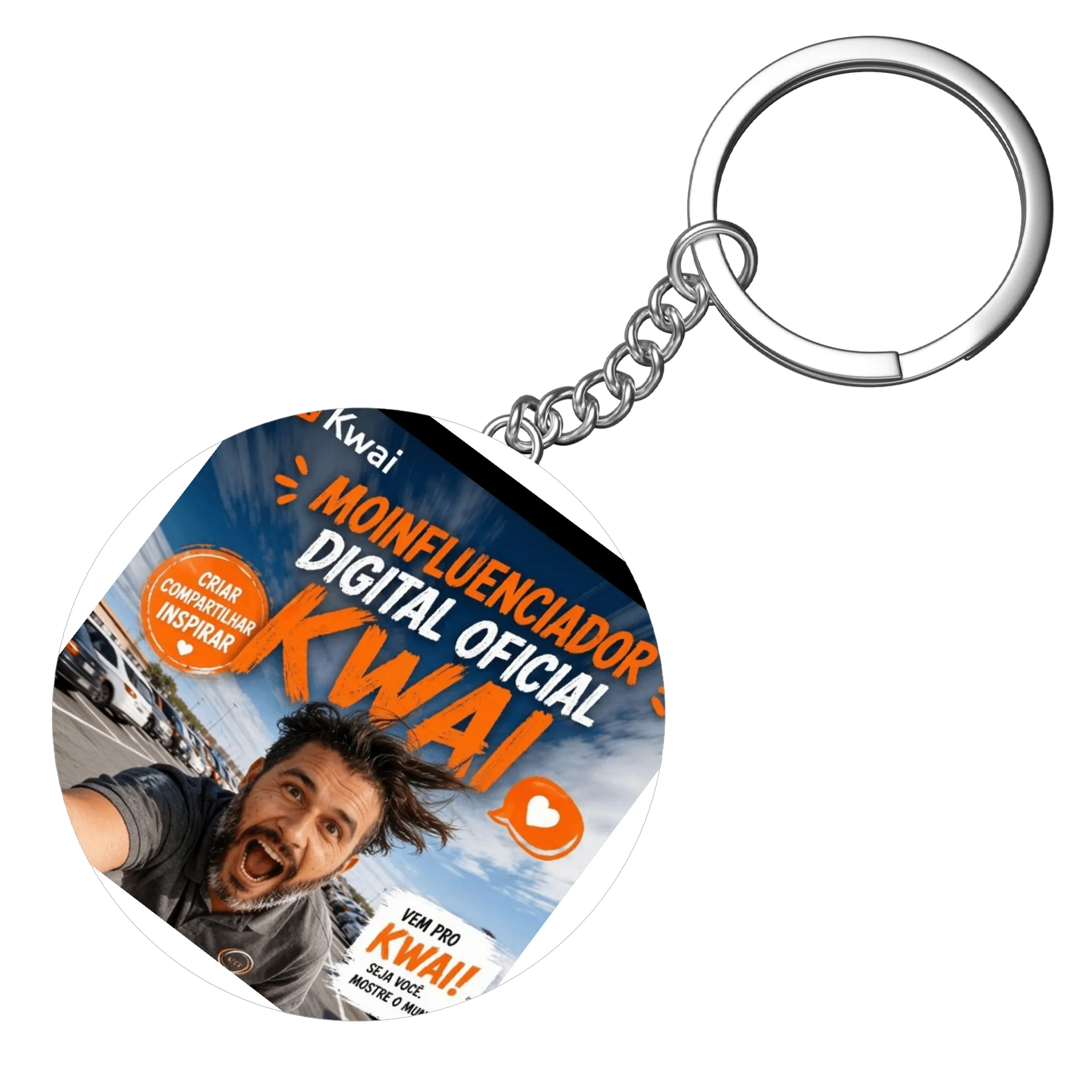 Chaveiro personalizado de moinfruenciadordigitaloficial  — imagem 3 de 3