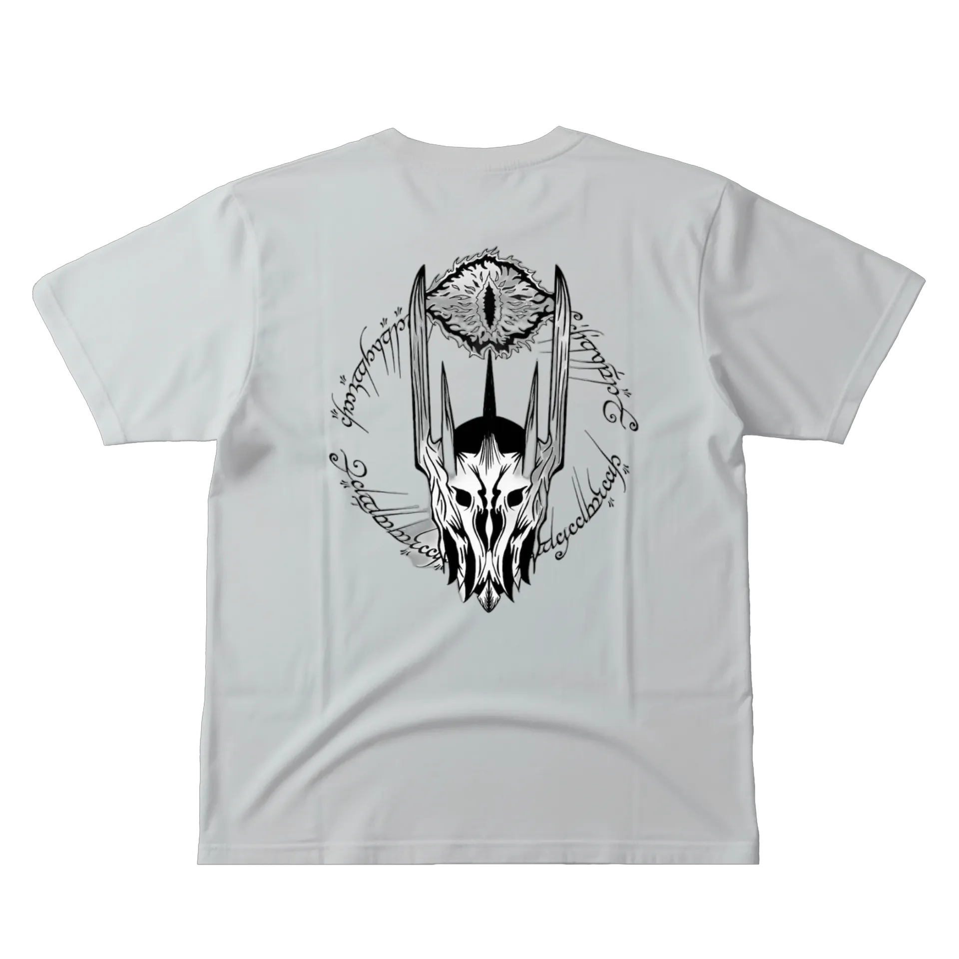 Camiseta Senhor dos Anéis Estampa Preto 100% Algodão - Imagem 3
