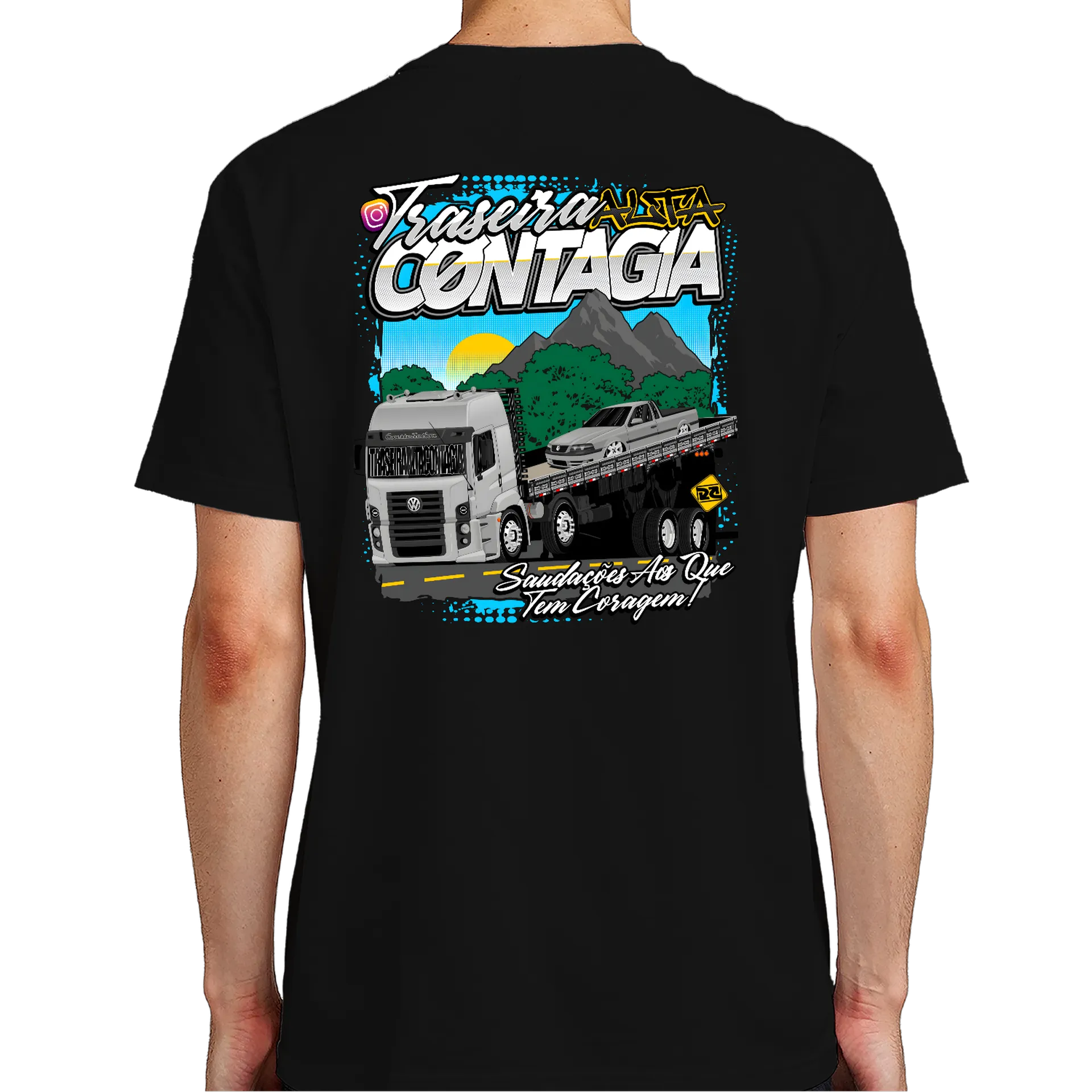 Camiseta personalizada de traseiraaltacontagia — imagem 6 de 6