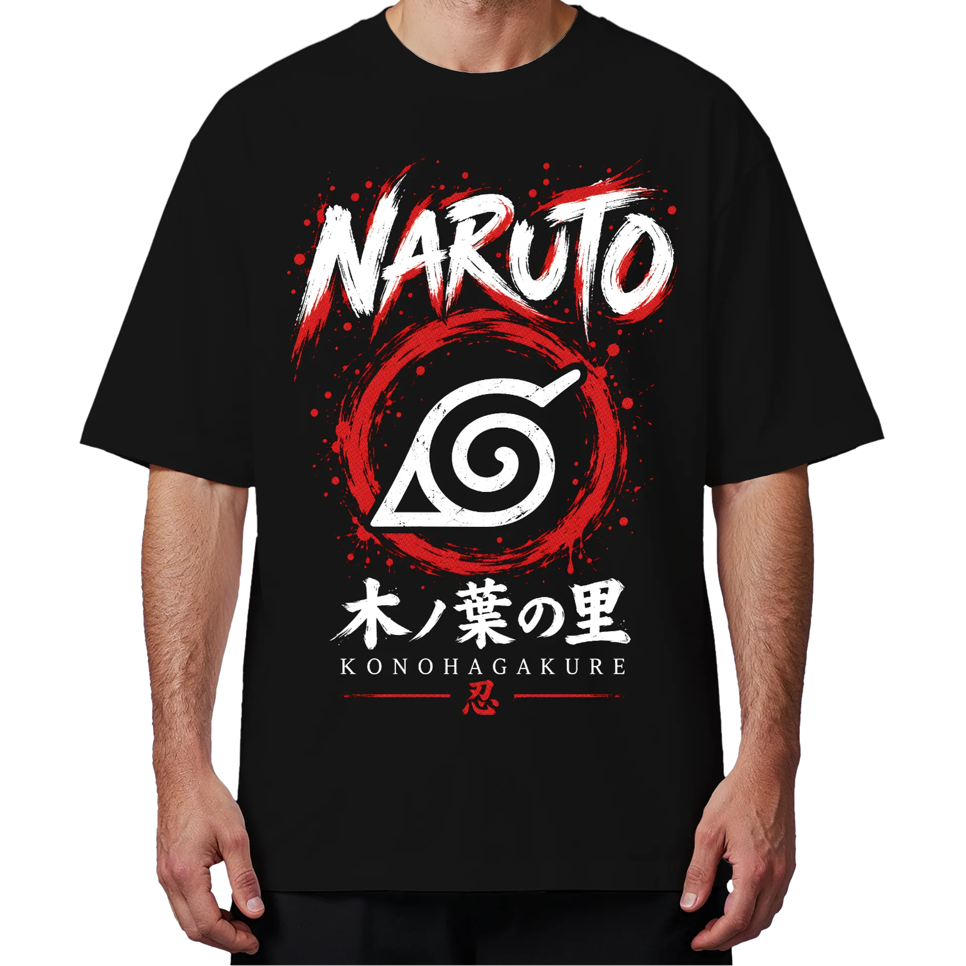 Camiseta Oversized Naruto Uzumaki Ninja Premium - Imagem 4