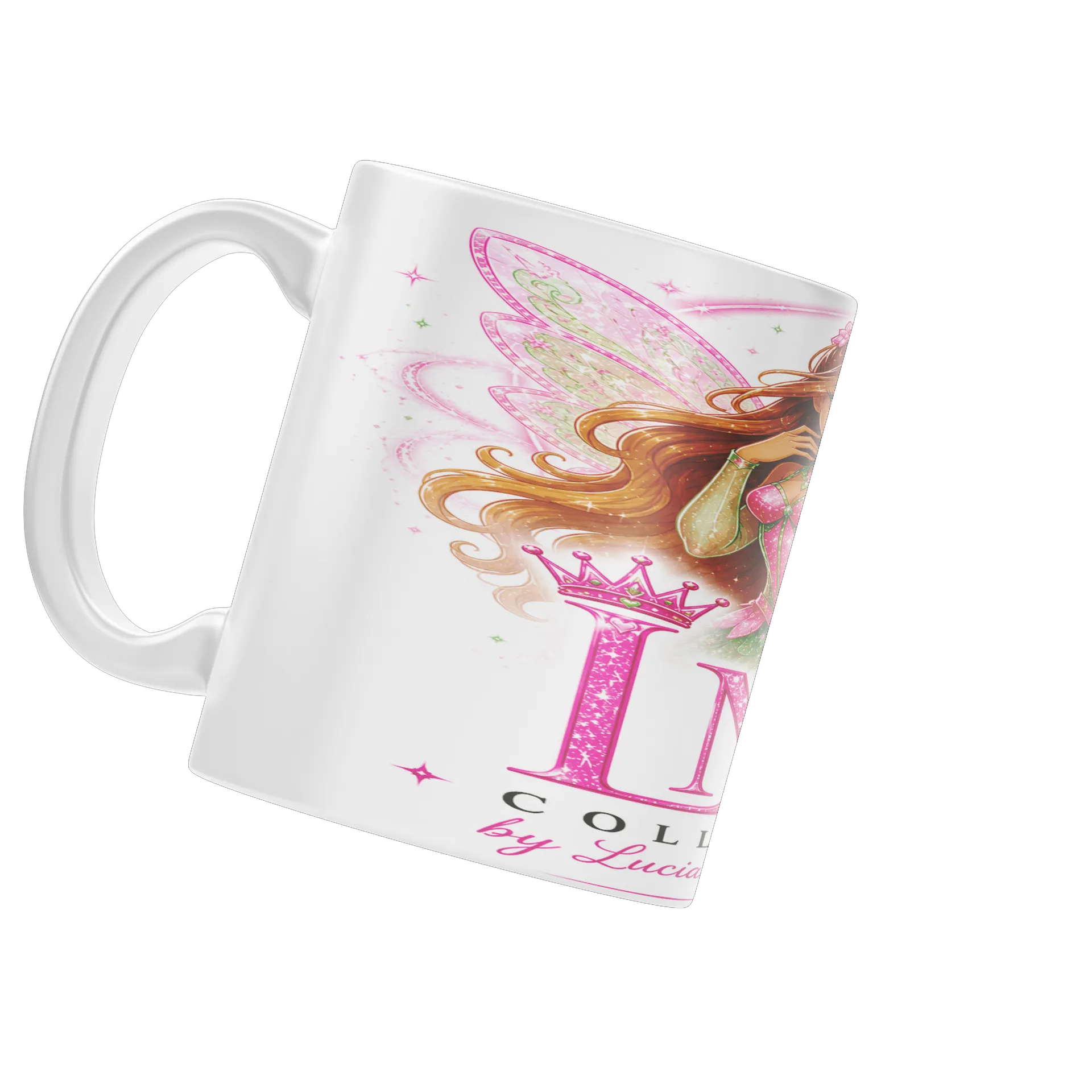 Caneca Porcelana Flor Florianna 325ml - Imagem 4