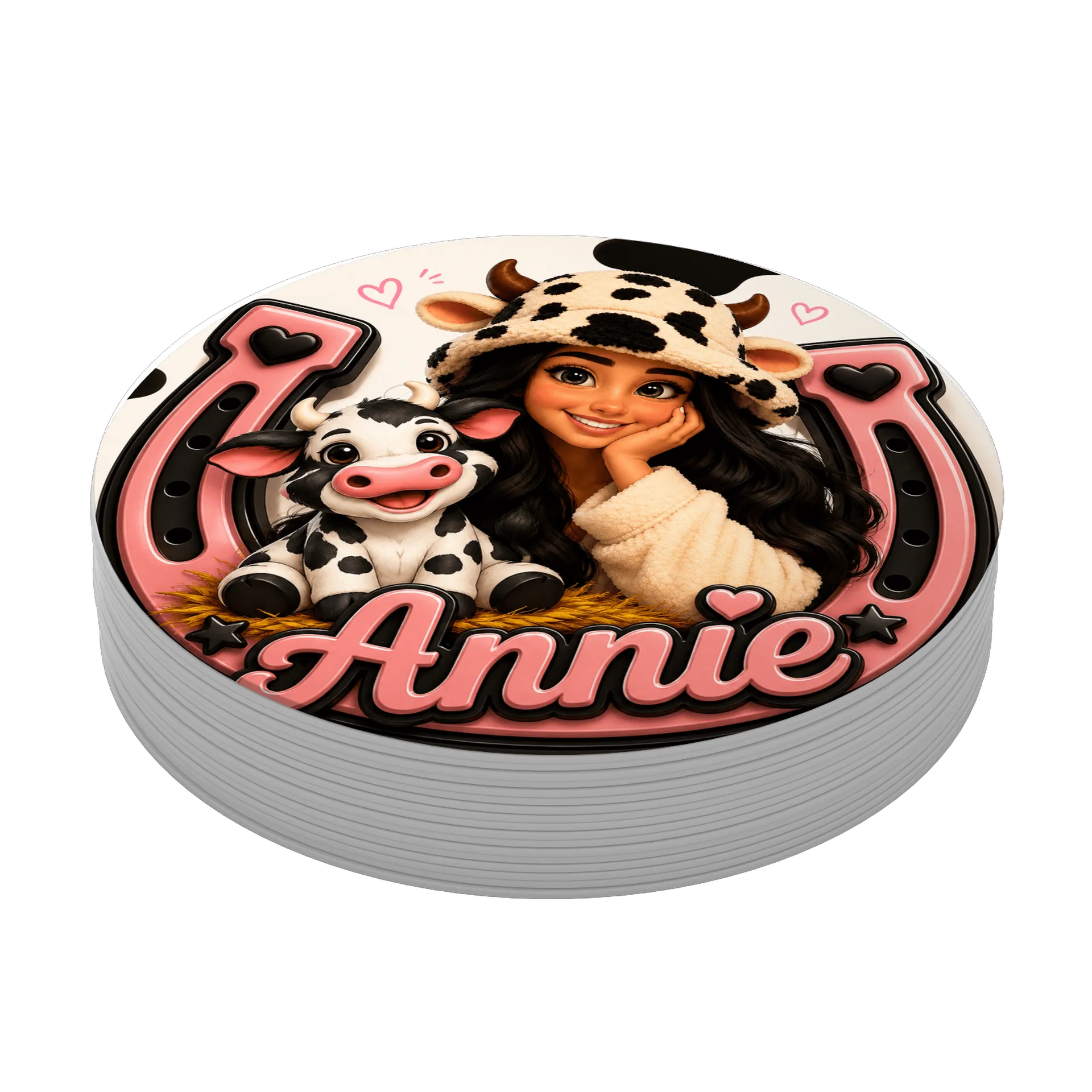 Porta-copos personalizado - Annie e Diamantina - Imagem 4