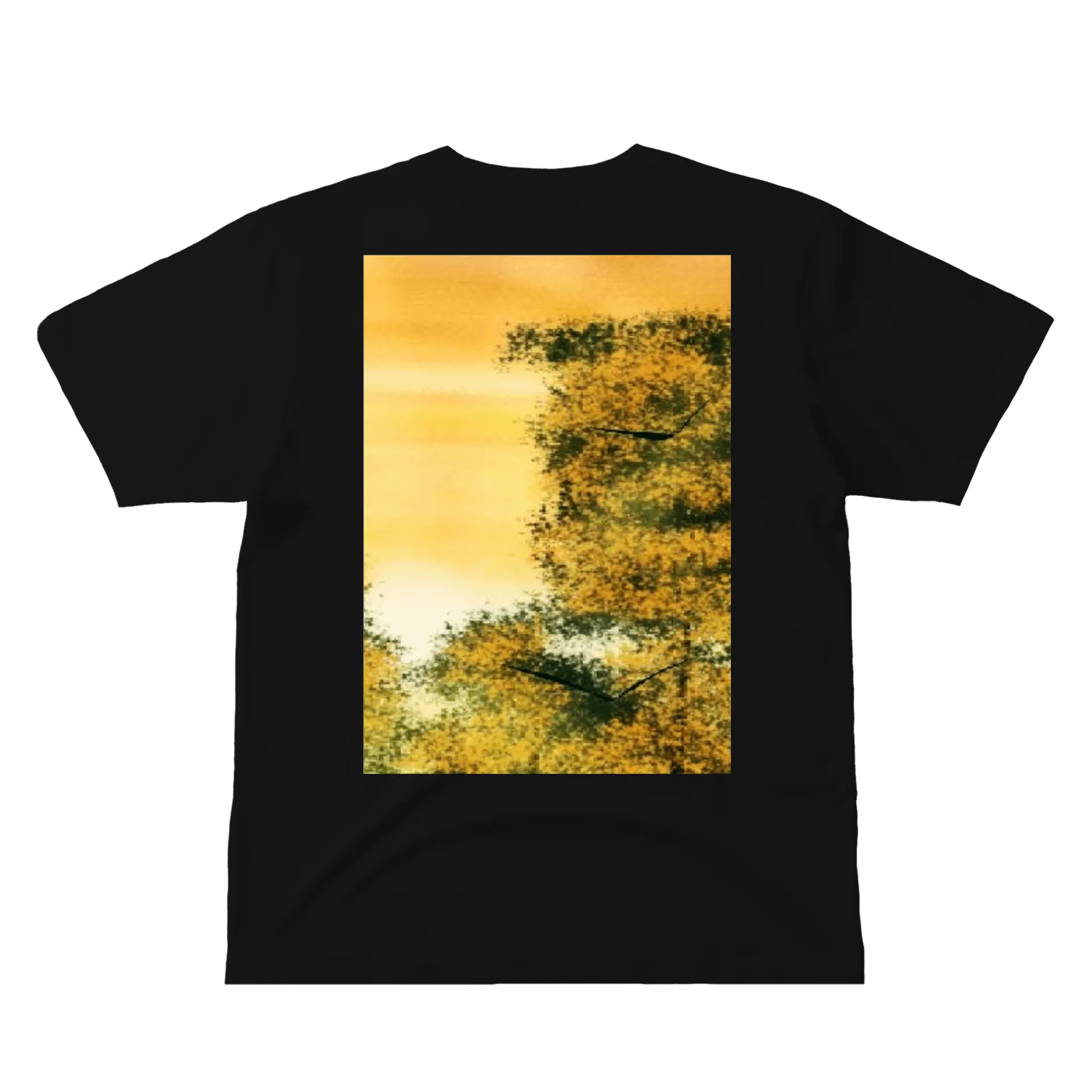 Camiseta Paisagem de Outono Estilo Impressionista 100% - Imagem 2