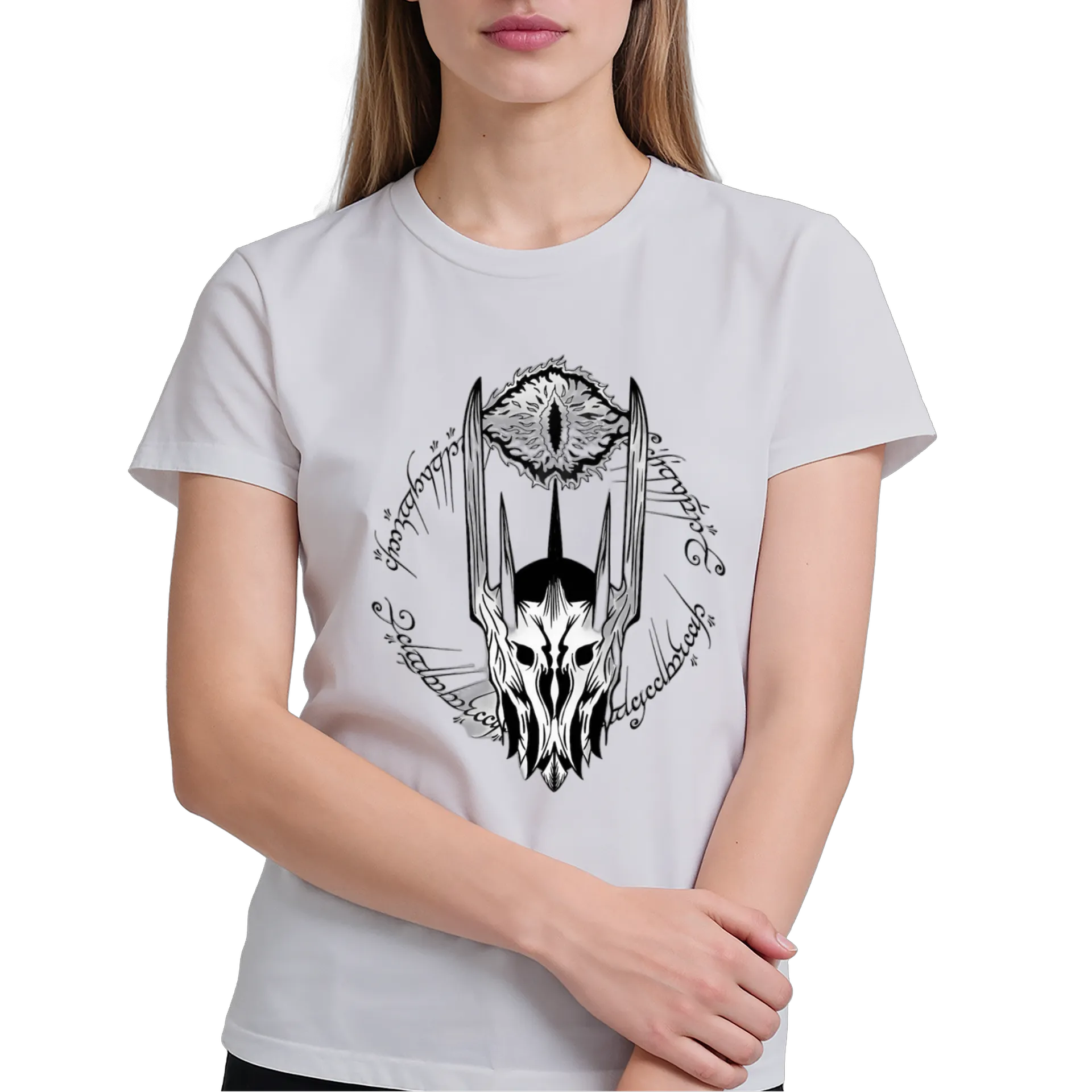 Camiseta Estampa Olho de Sauron 100% Algodão - Imagem 4