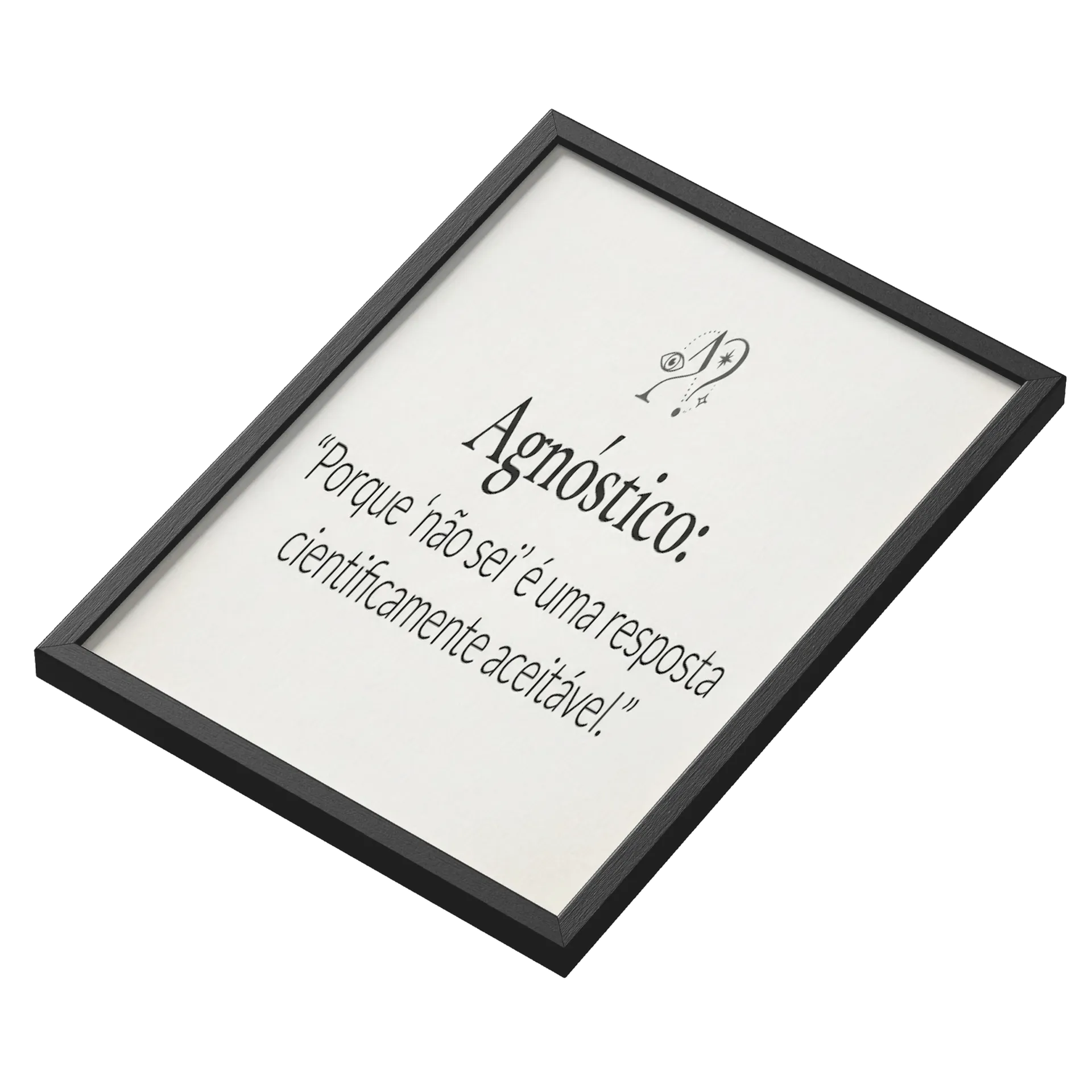 Quadro A3 personalizado agnostico - Imagem 3