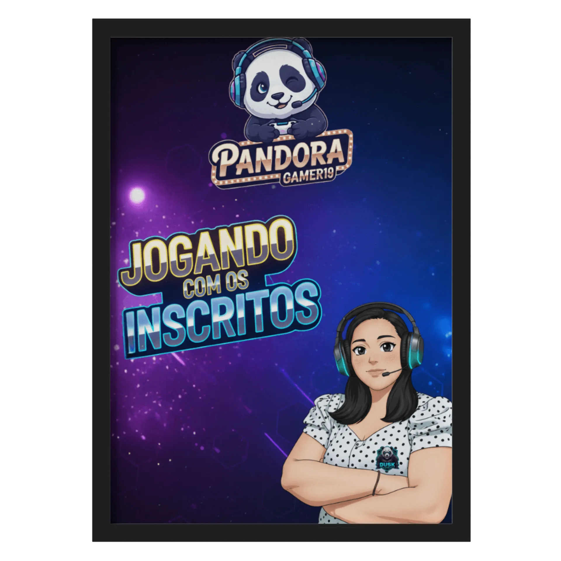 Quadro A3 personalizado de Pandora Gamer19