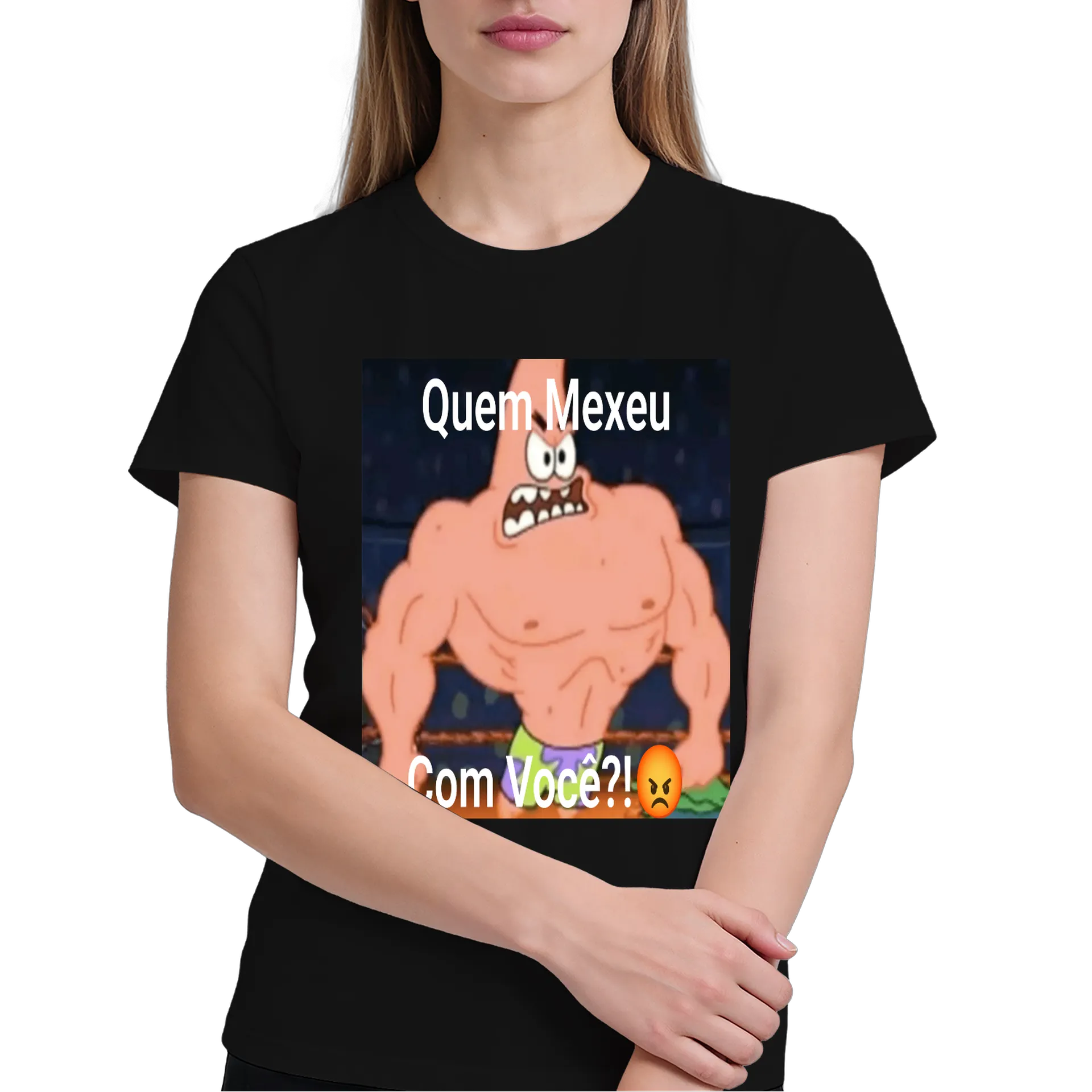Camiseta do Patrick forte dizendo: quem mexeu com você? - Imagem 4