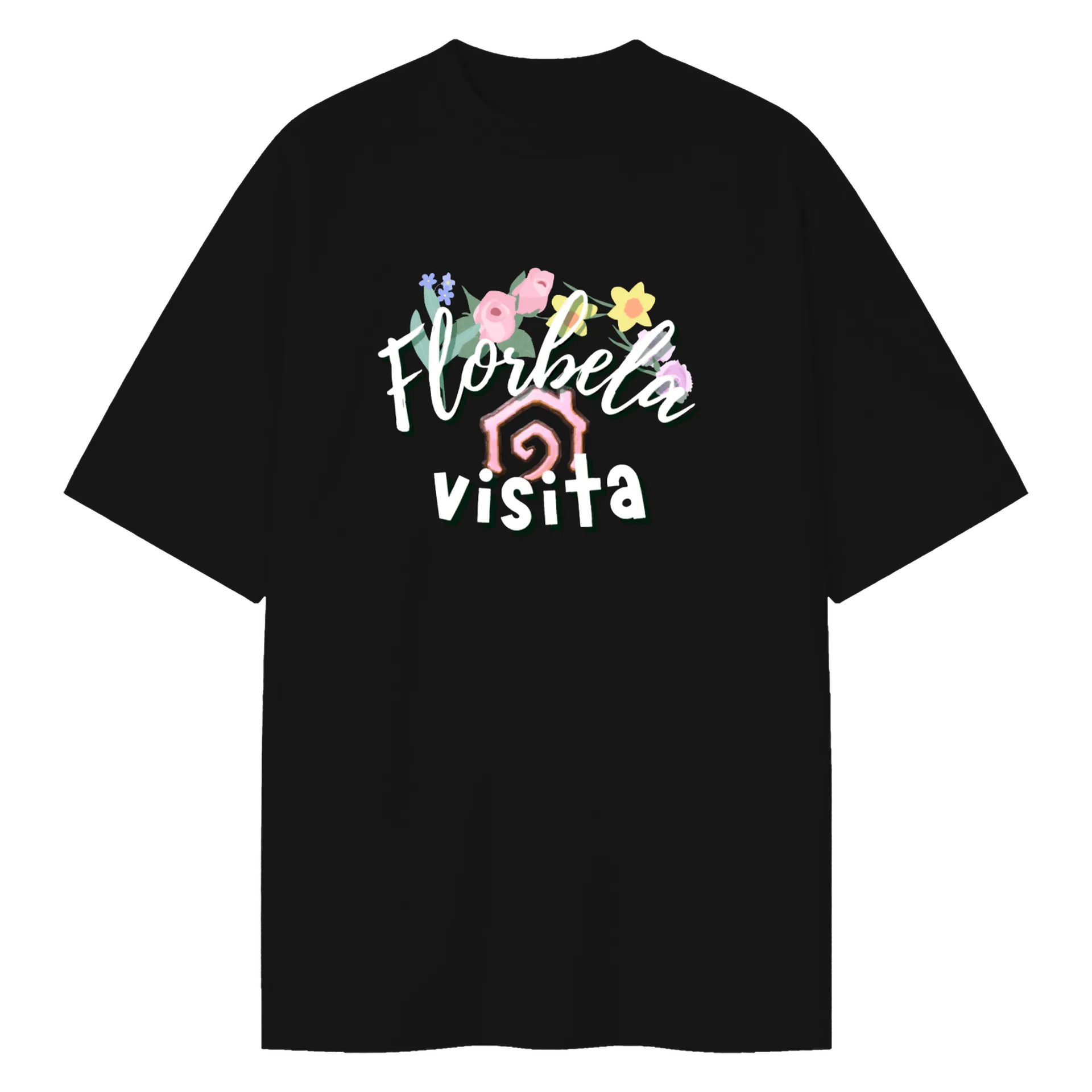 Camiseta Oversized Florbela Visita - Imagem 1