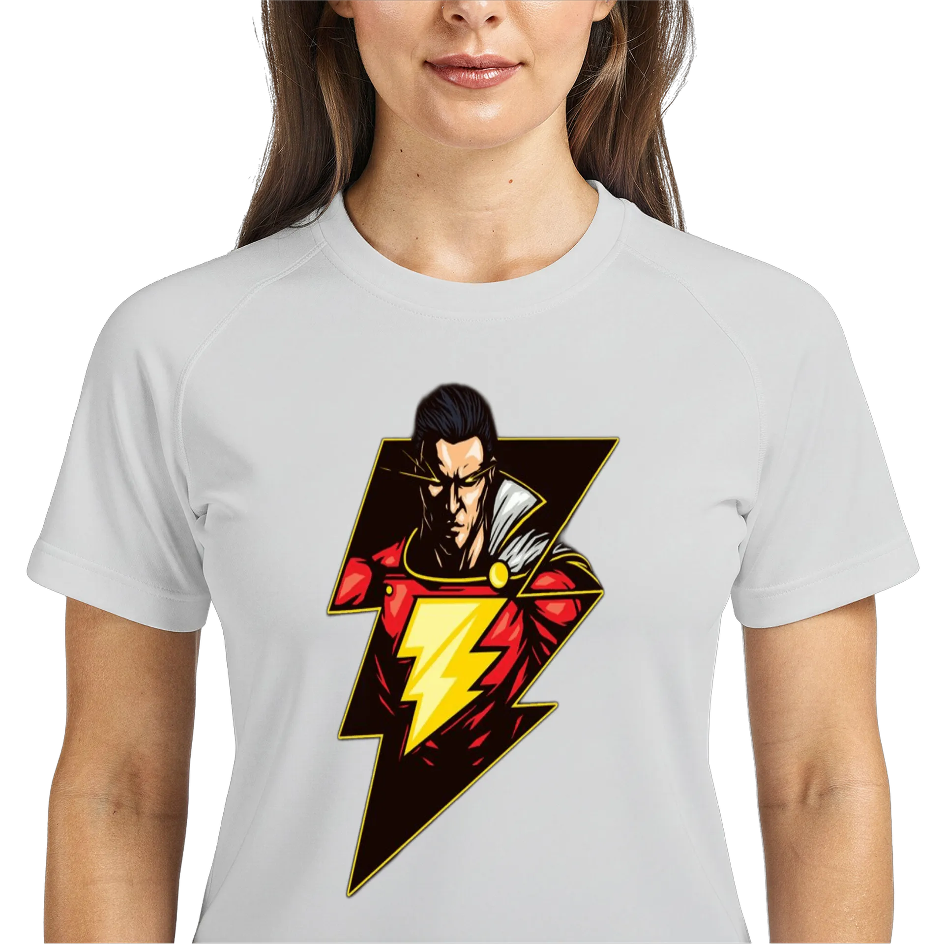 Camiseta Dry Fit Super-herói Relâmpago 100% Polyester - Imagem 3