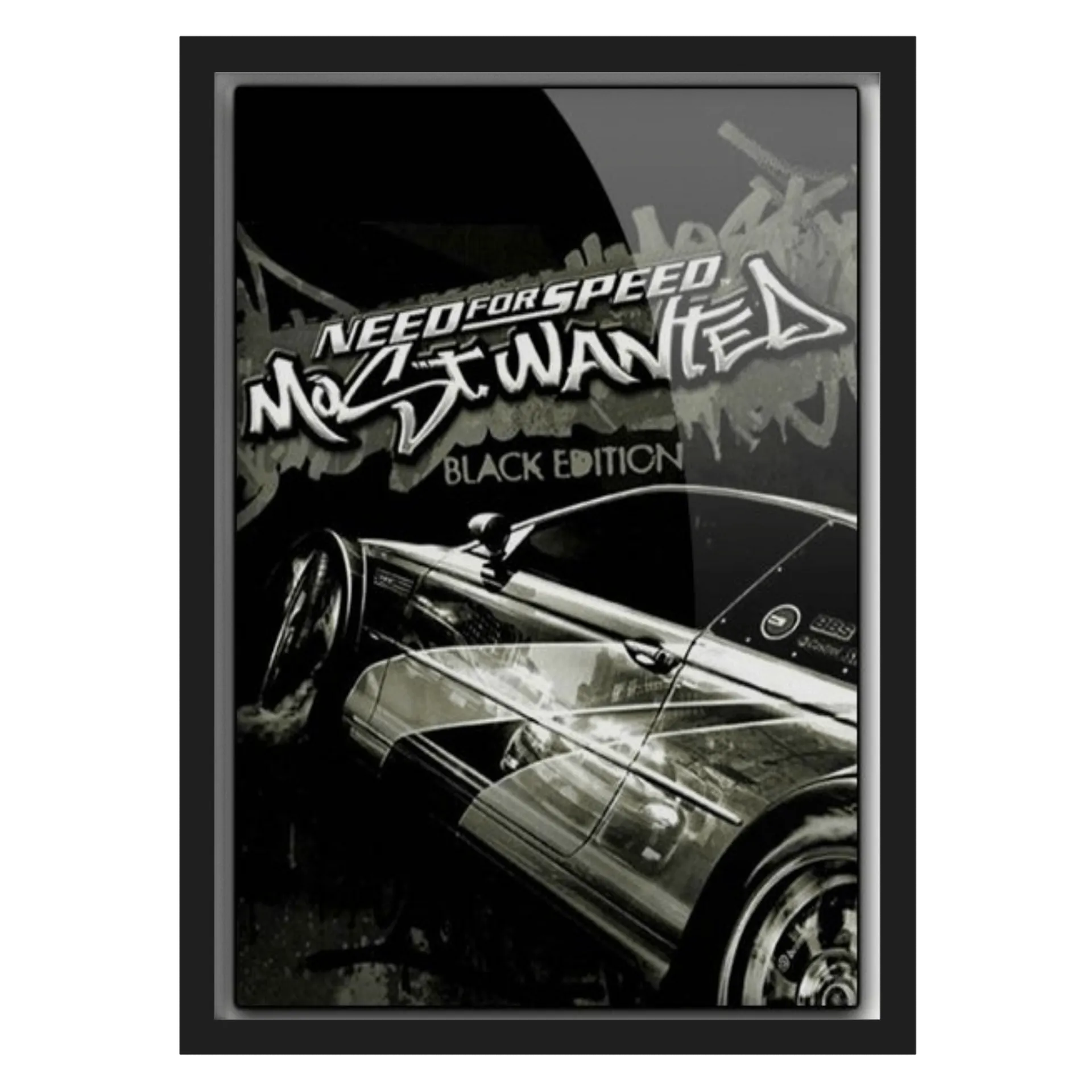 Quadro Need for Speed Most Wanted A3 MDF e Vidro - Imagem 1