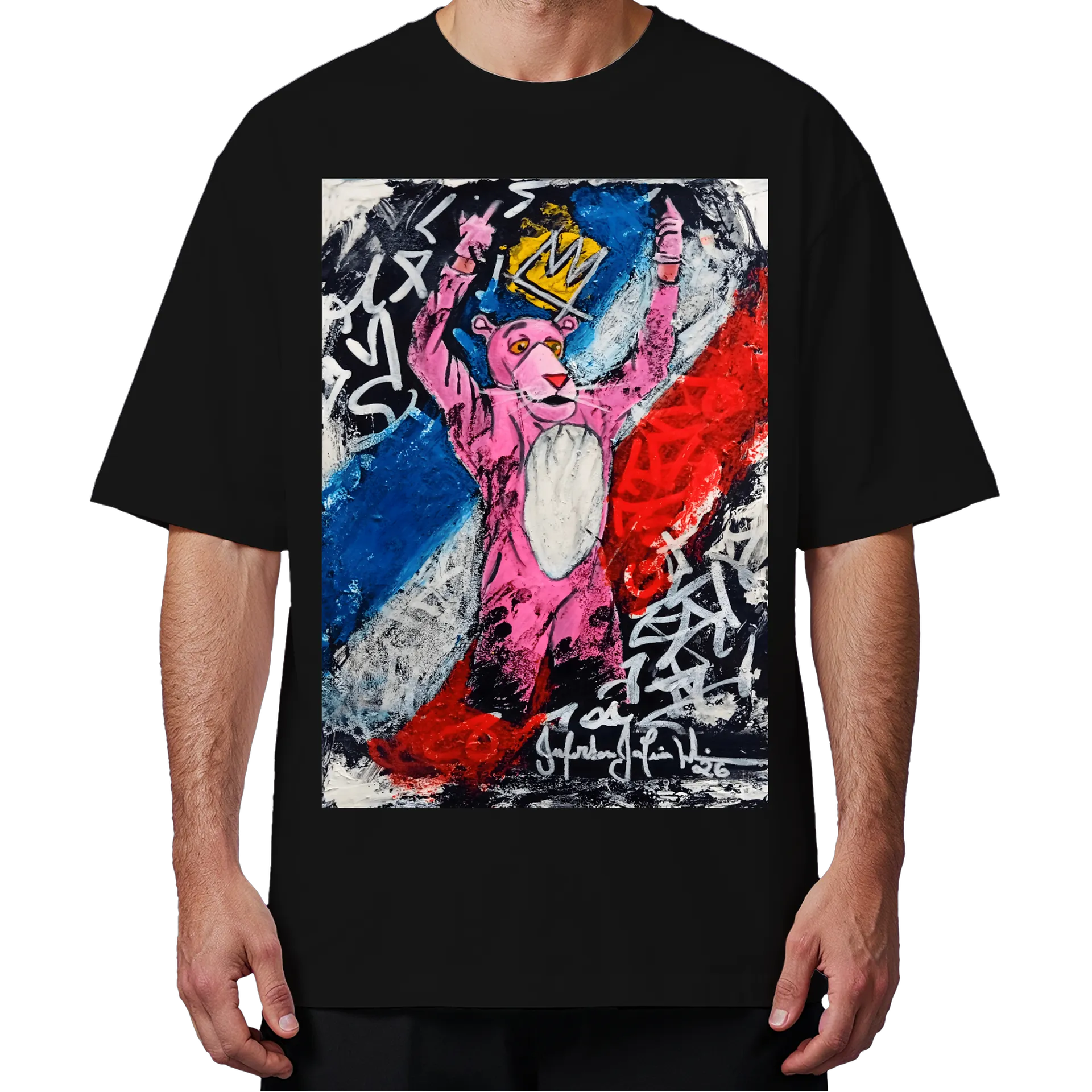 Camiseta Oversized Contre le pouvoir - Imagem 4