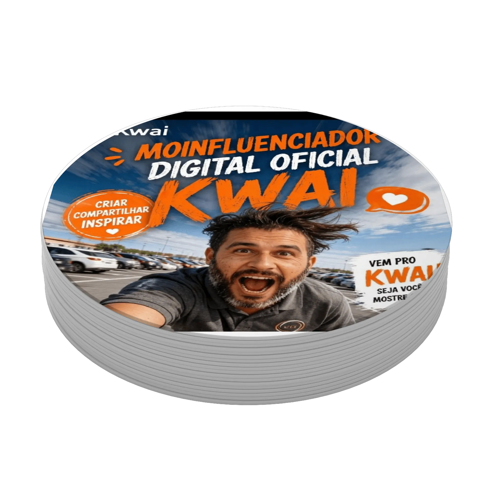 Porta-copos personalizado de moinfruenciadordigitaloficial  — imagem 3 de 3