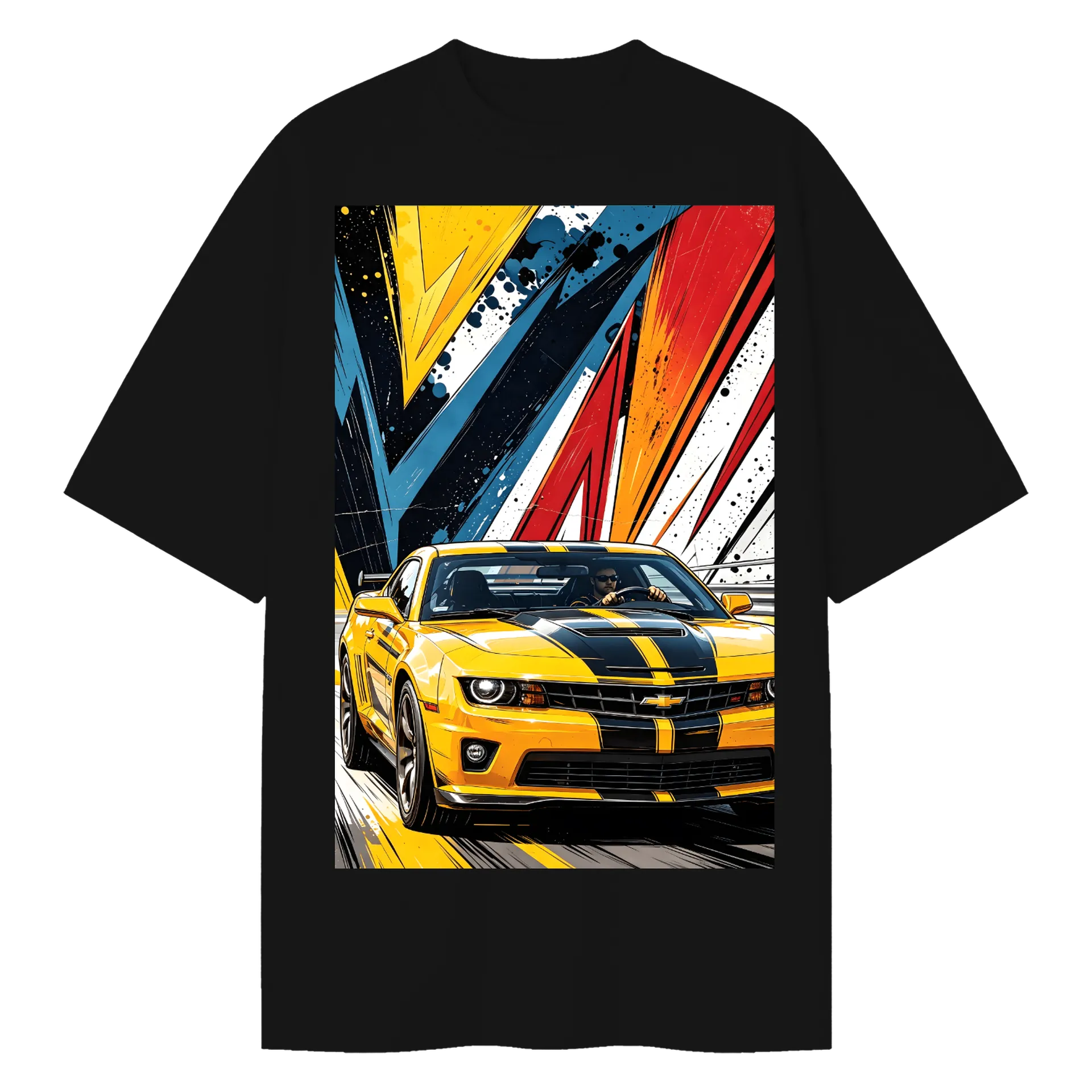 Camiseta Oversized Yellow Camaro - Imagem 1